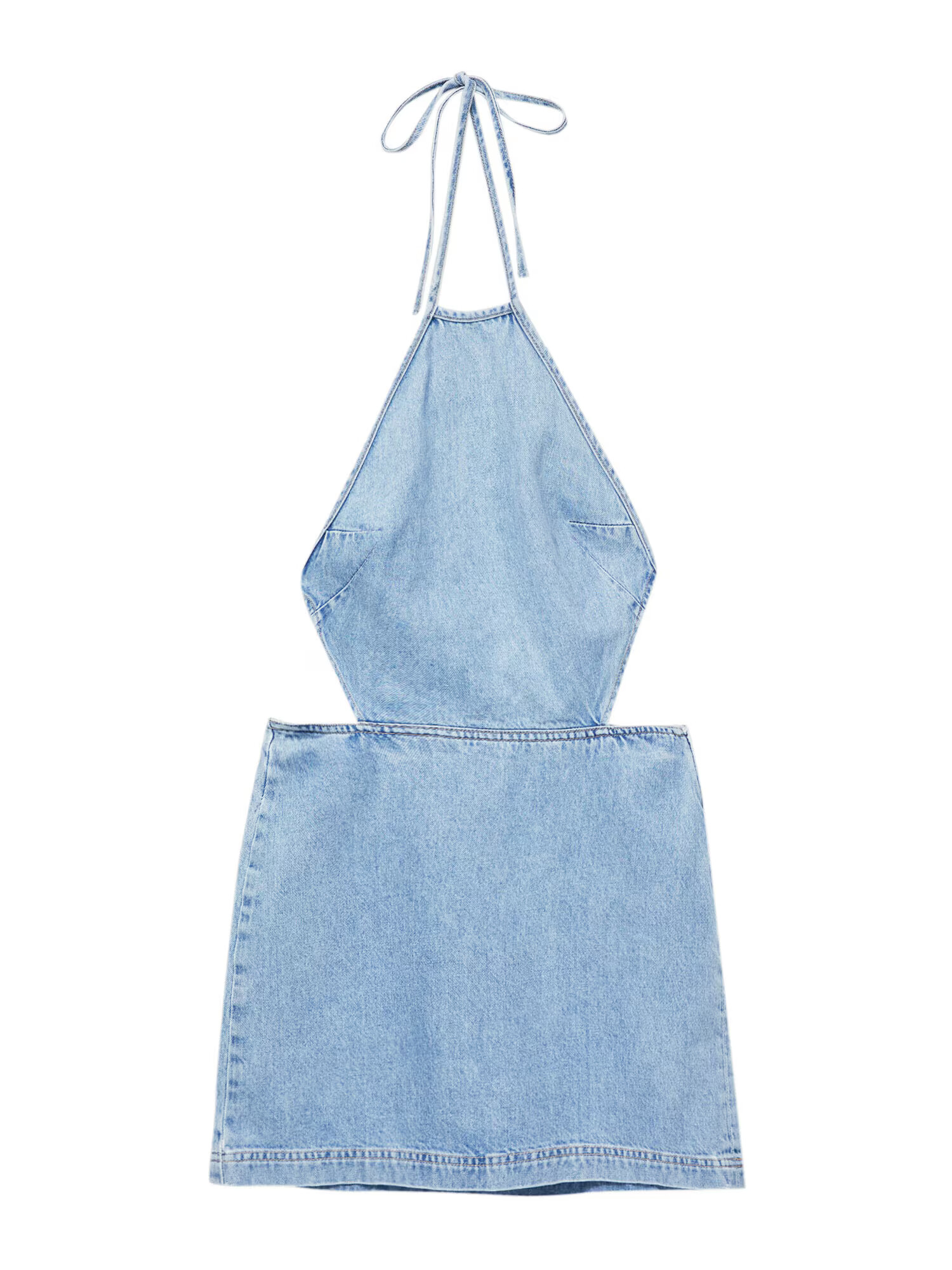 Pull&Bear Rochie de vară albastru denim - Pled.ro