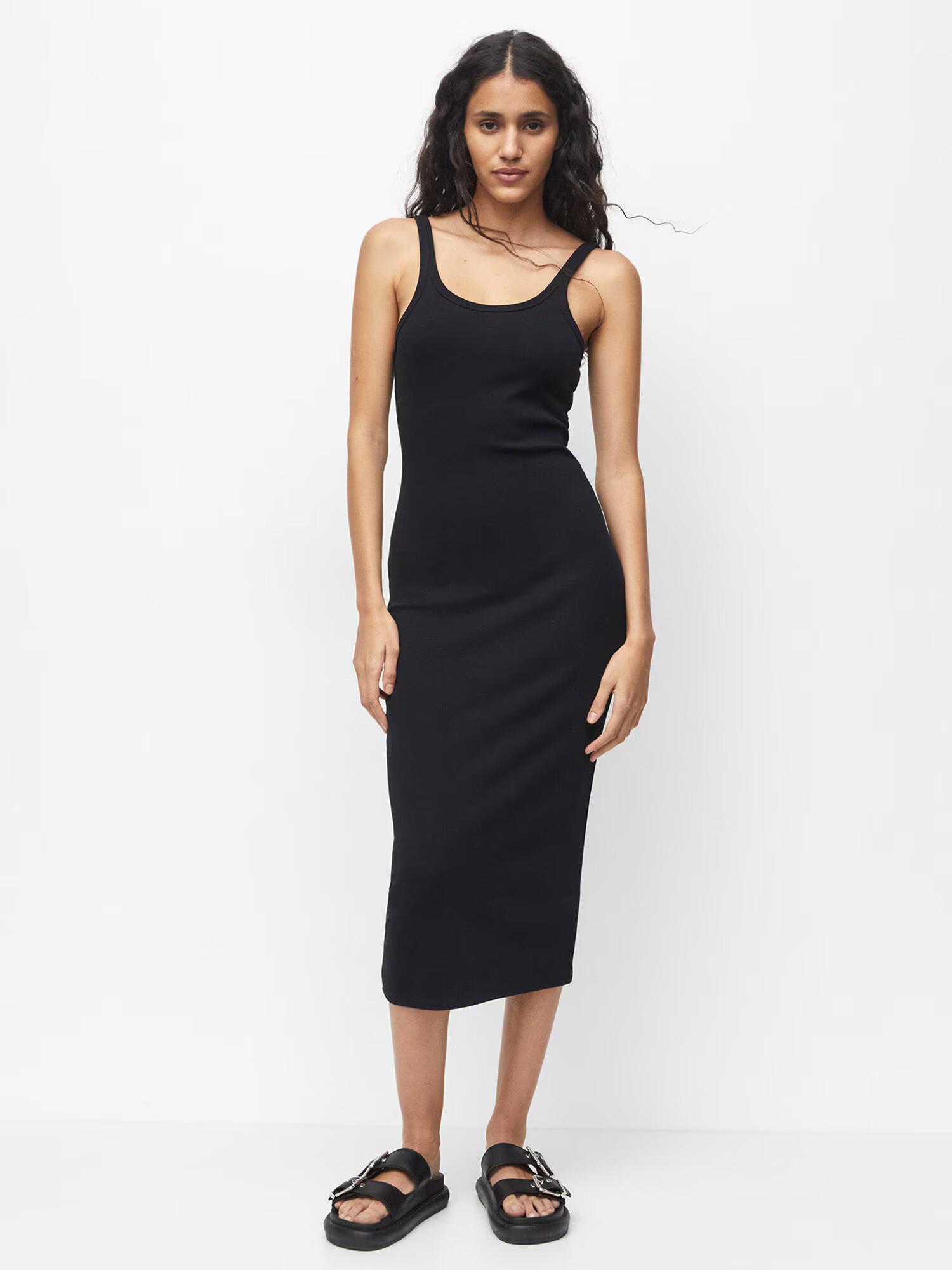 Pull&Bear Rochie de vară negru - Pled.ro