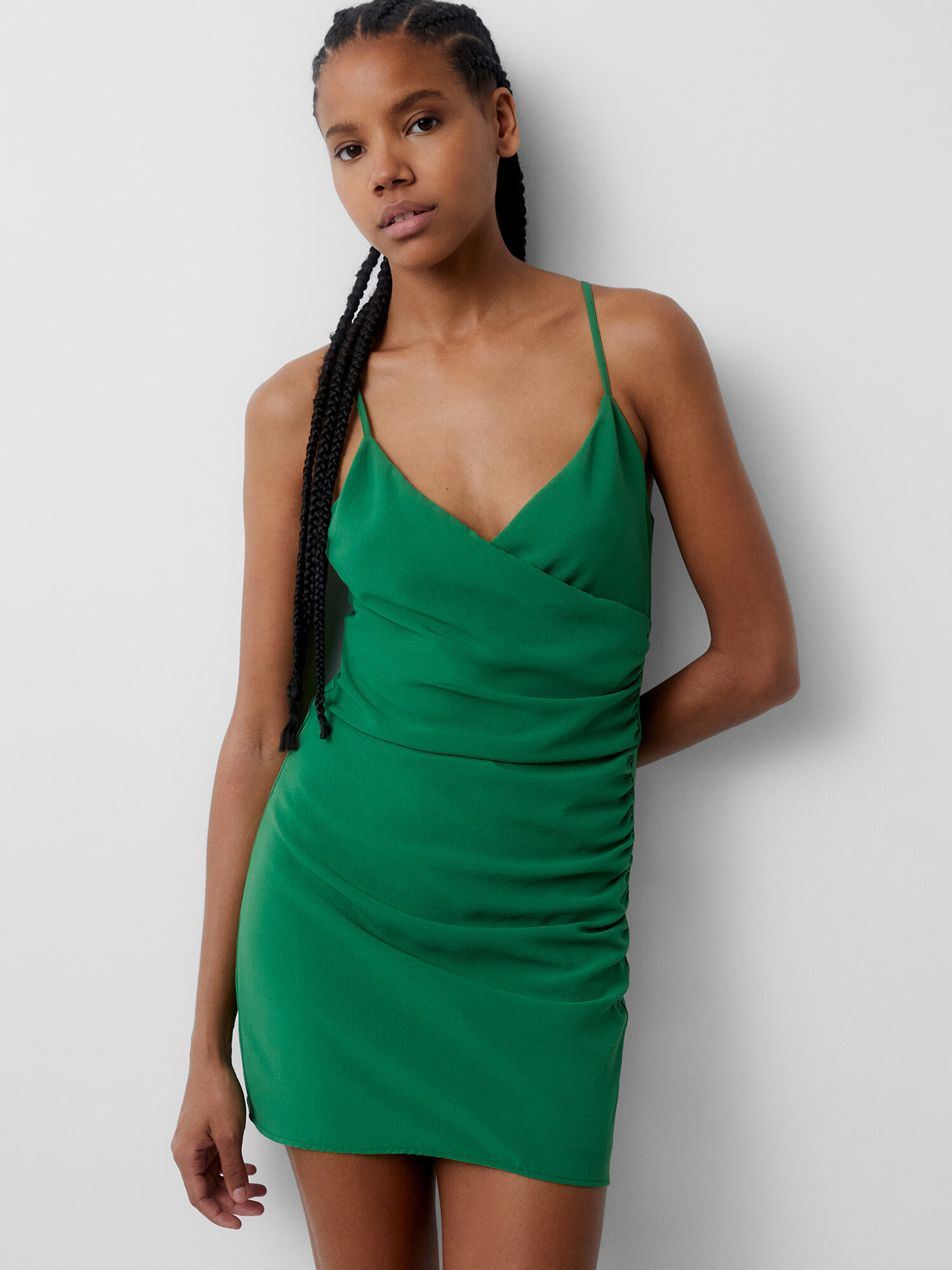 Pull&Bear Rochie de vară verde - Pled.ro