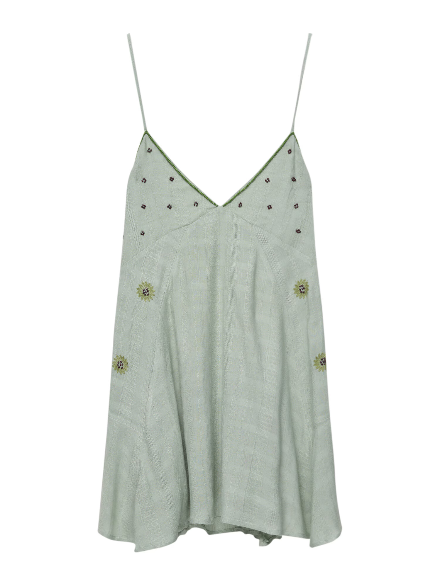 Pull&Bear Rochie de vară verde stuf / verde jad / negru - Pled.ro