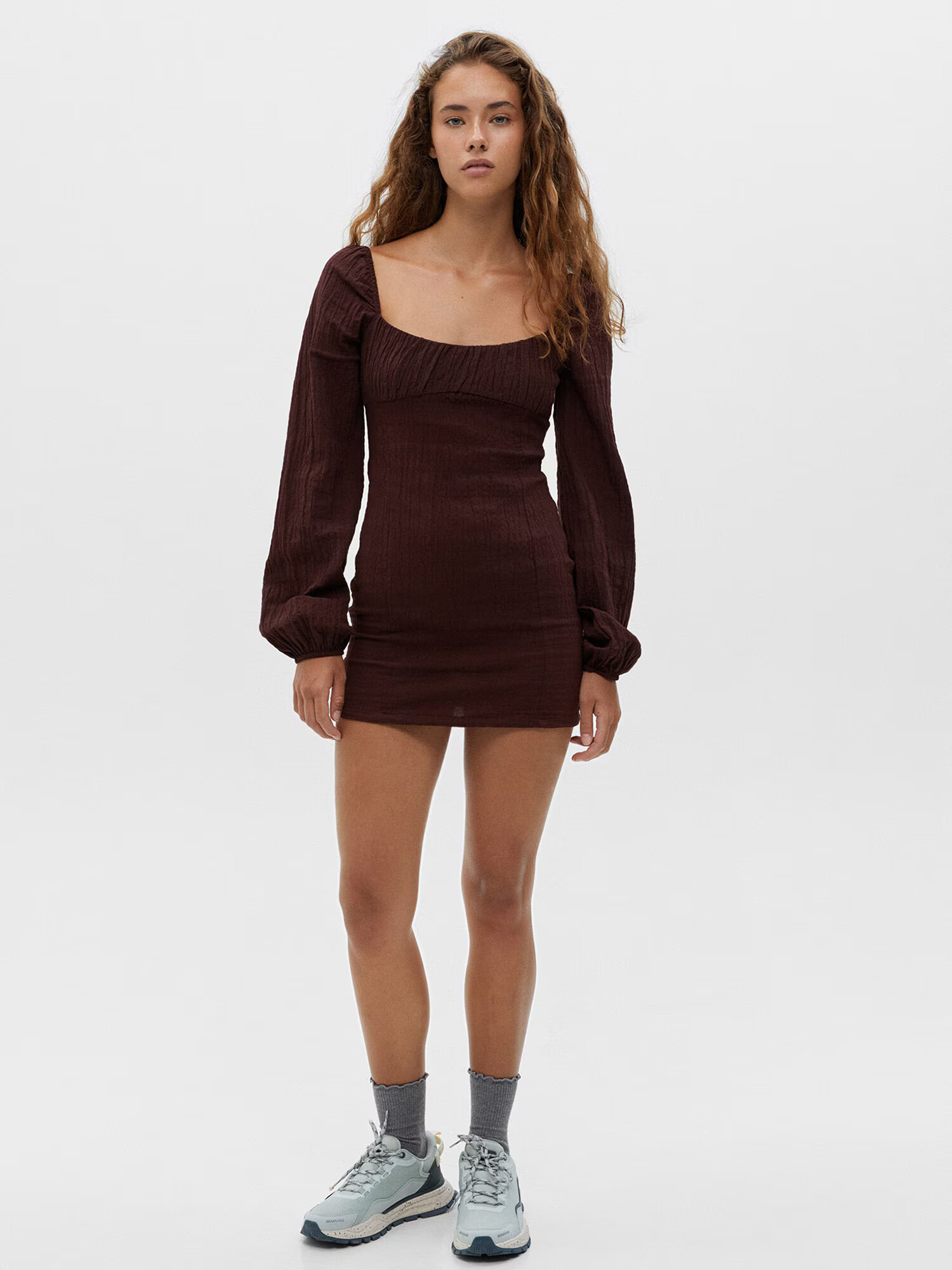 Pull&Bear Rochie maro închis - Pled.ro