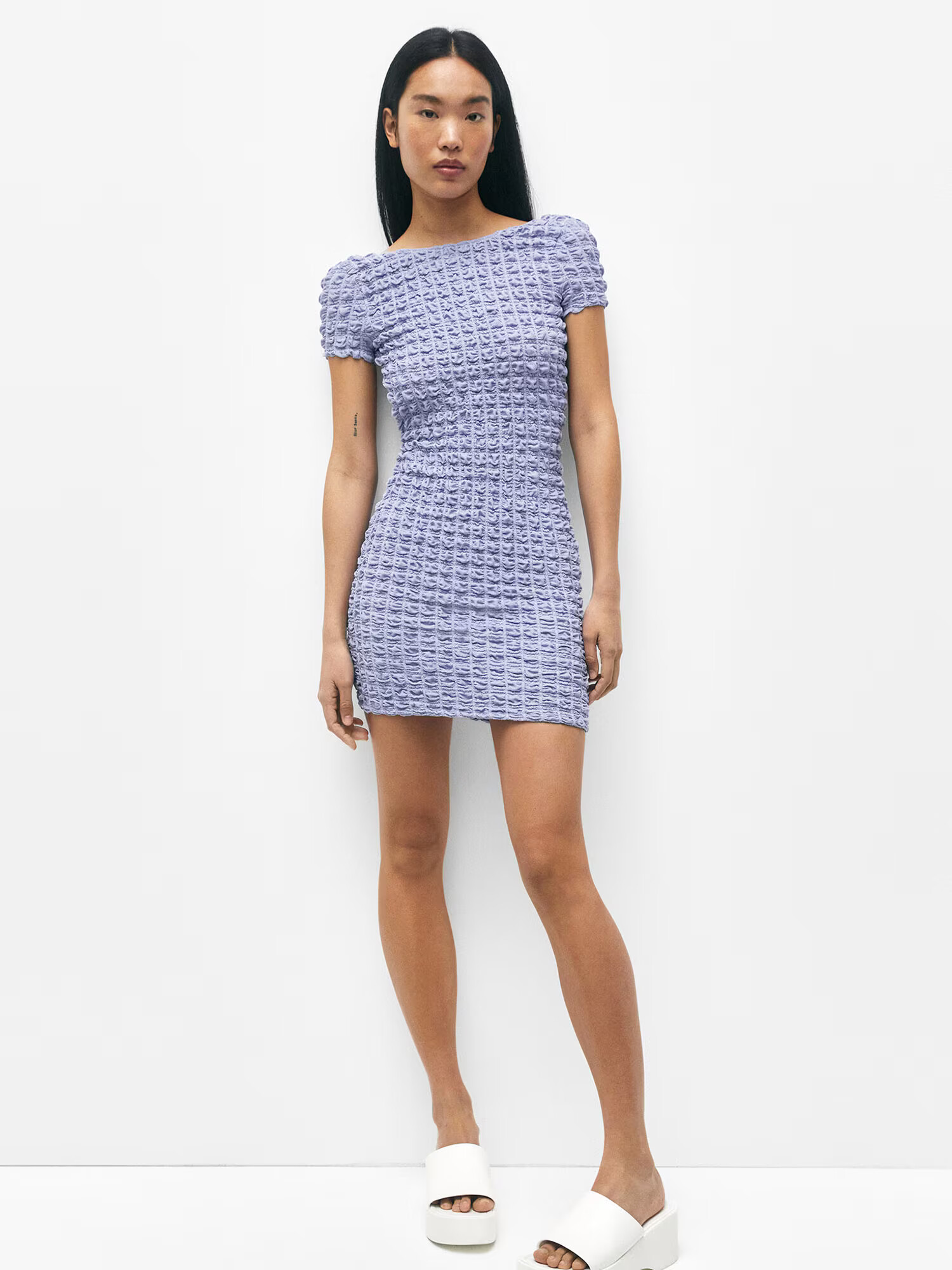 Pull&Bear Rochie mauve - Pled.ro