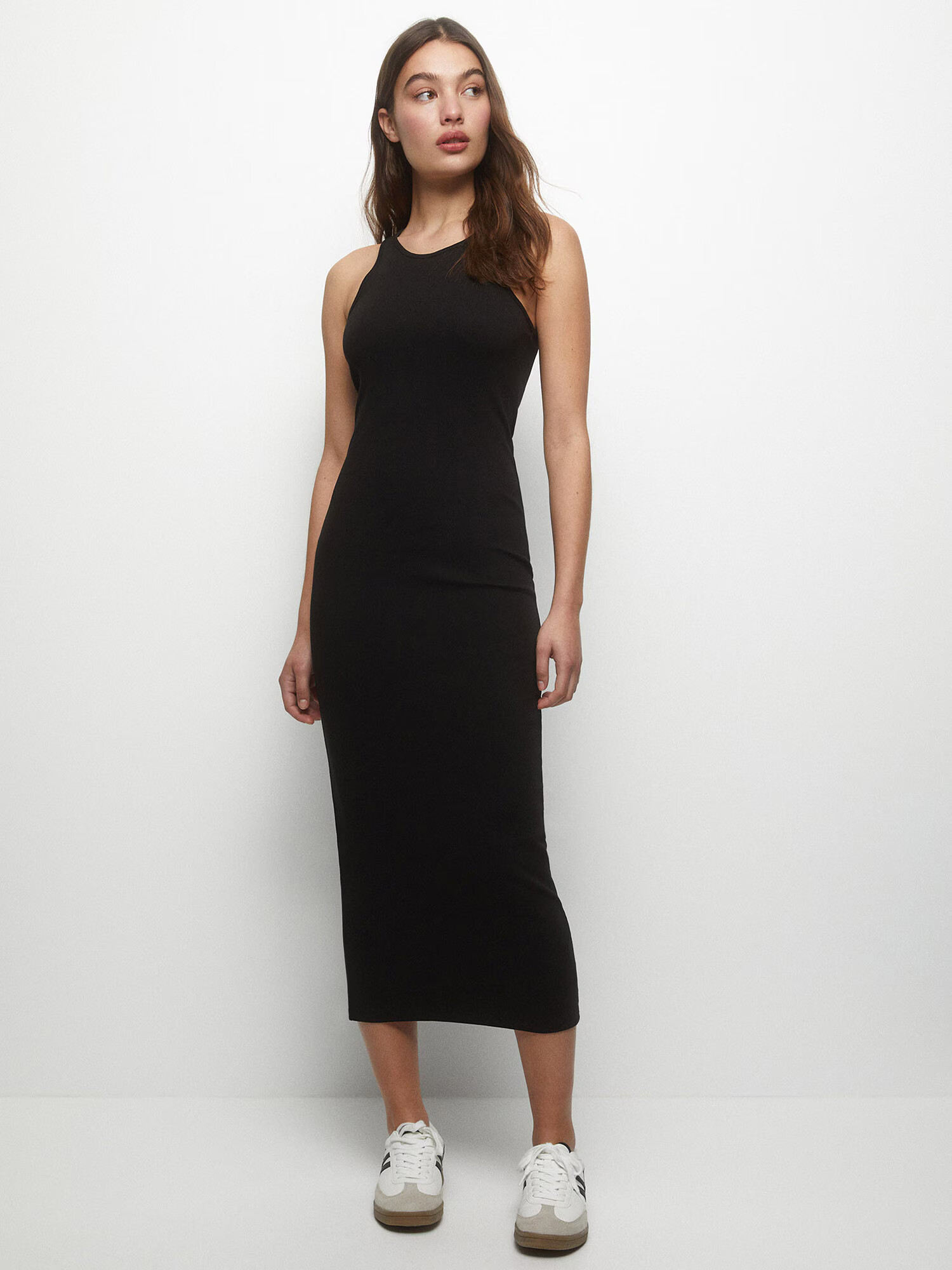 Pull&Bear Rochie negru - Pled.ro