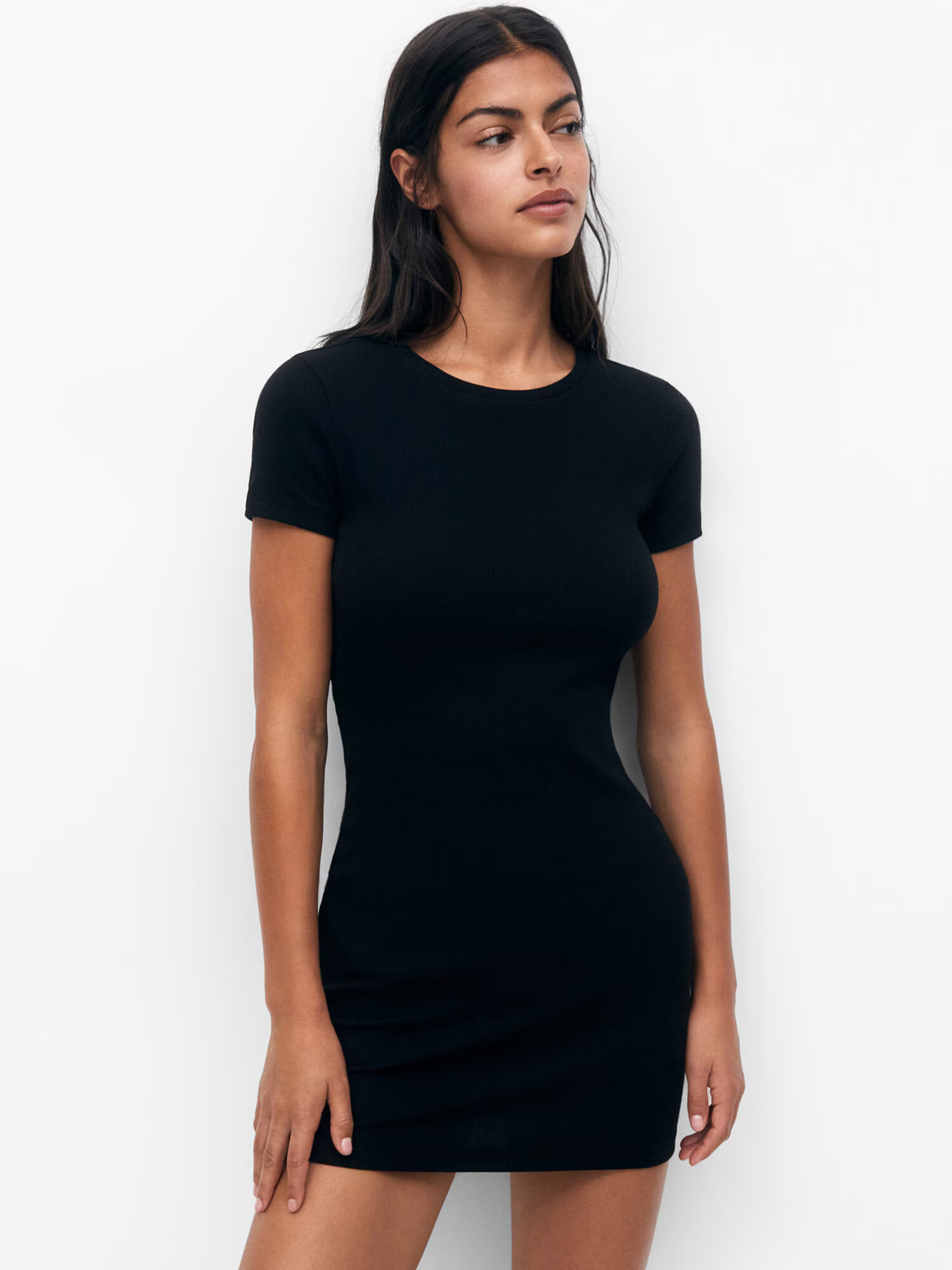 Pull&Bear Rochie negru - Pled.ro