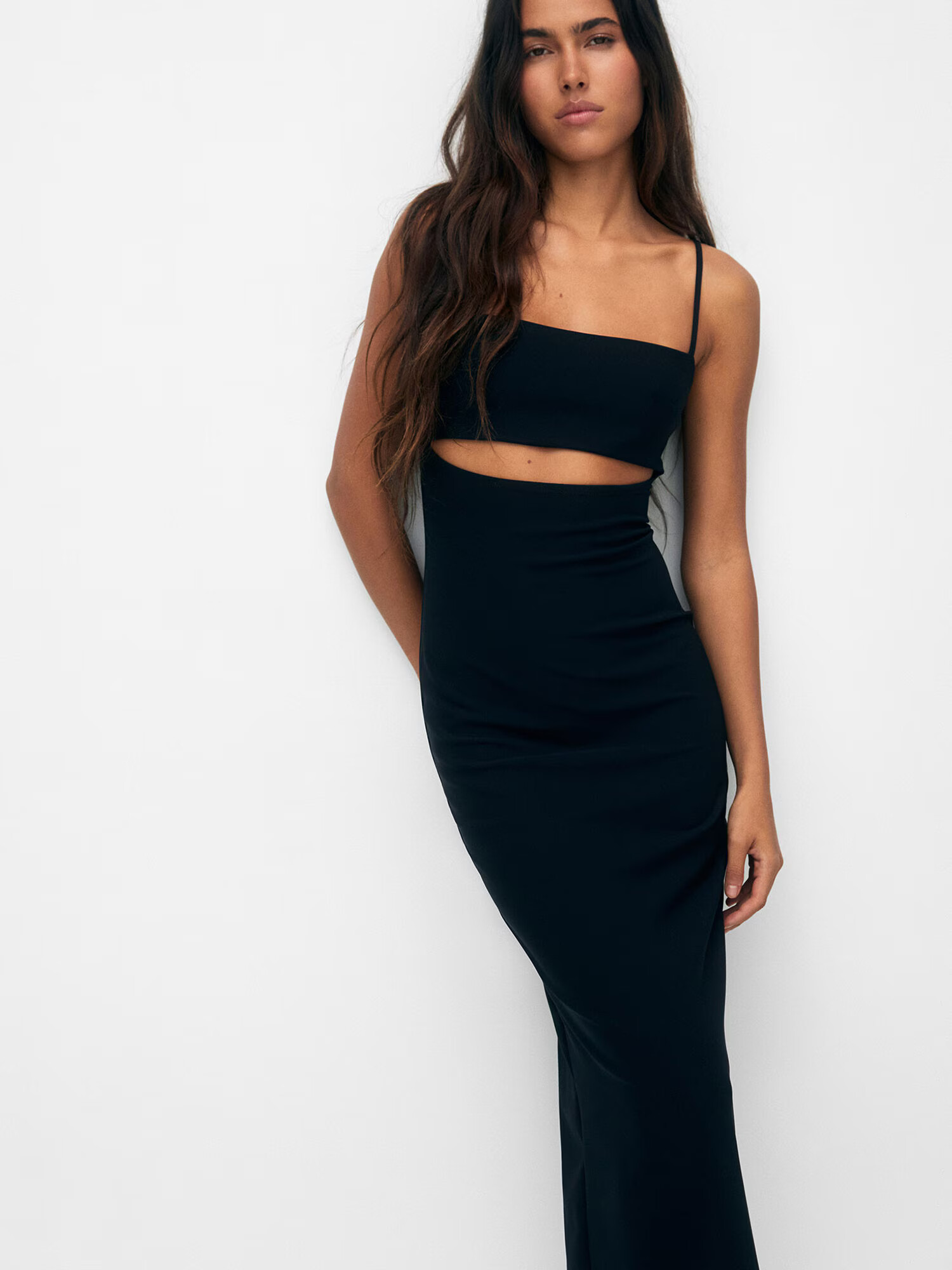 Pull&Bear Rochie negru - Pled.ro