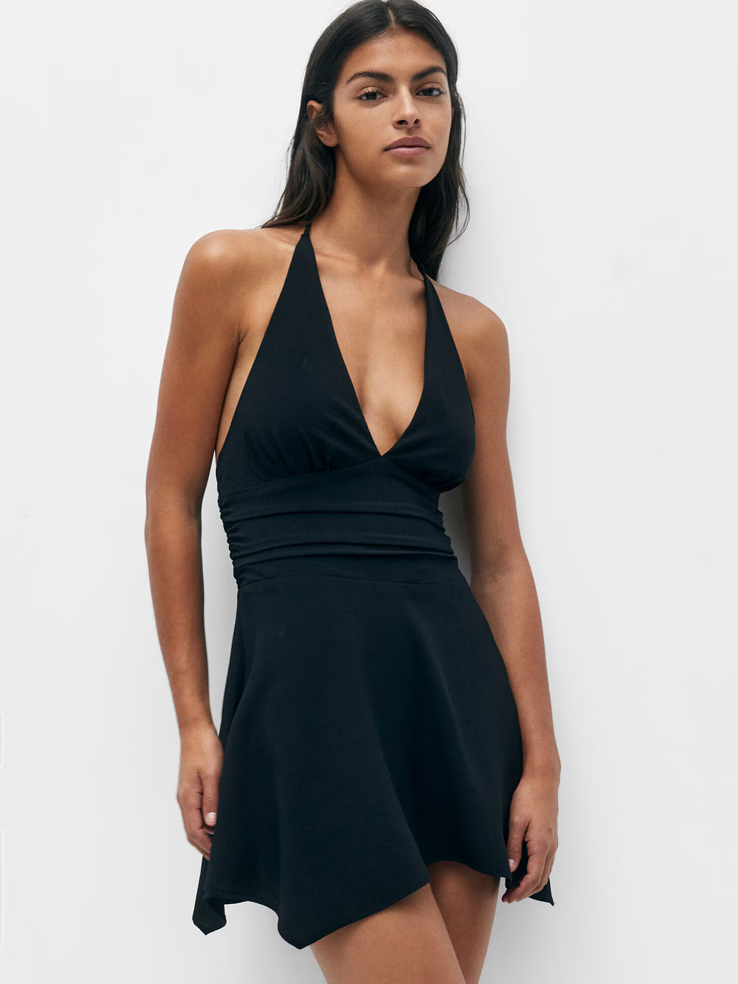 Pull&Bear Rochie negru - Pled.ro