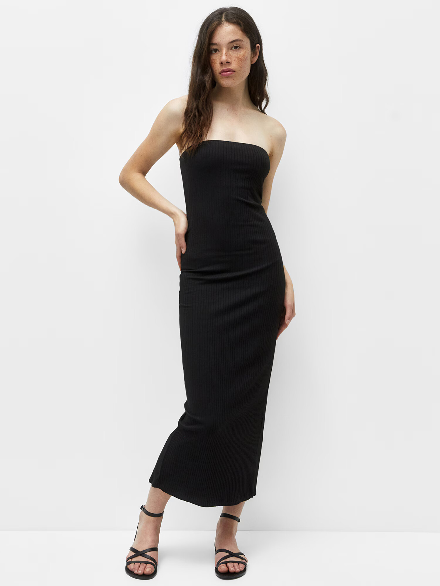 Pull&Bear Rochie negru - Pled.ro