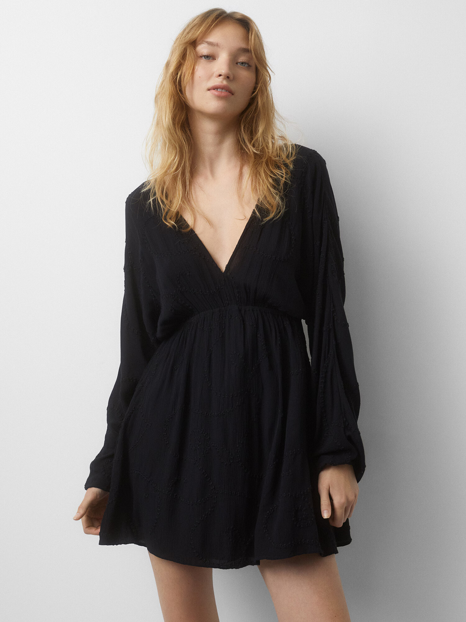 Pull&Bear Rochie negru - Pled.ro