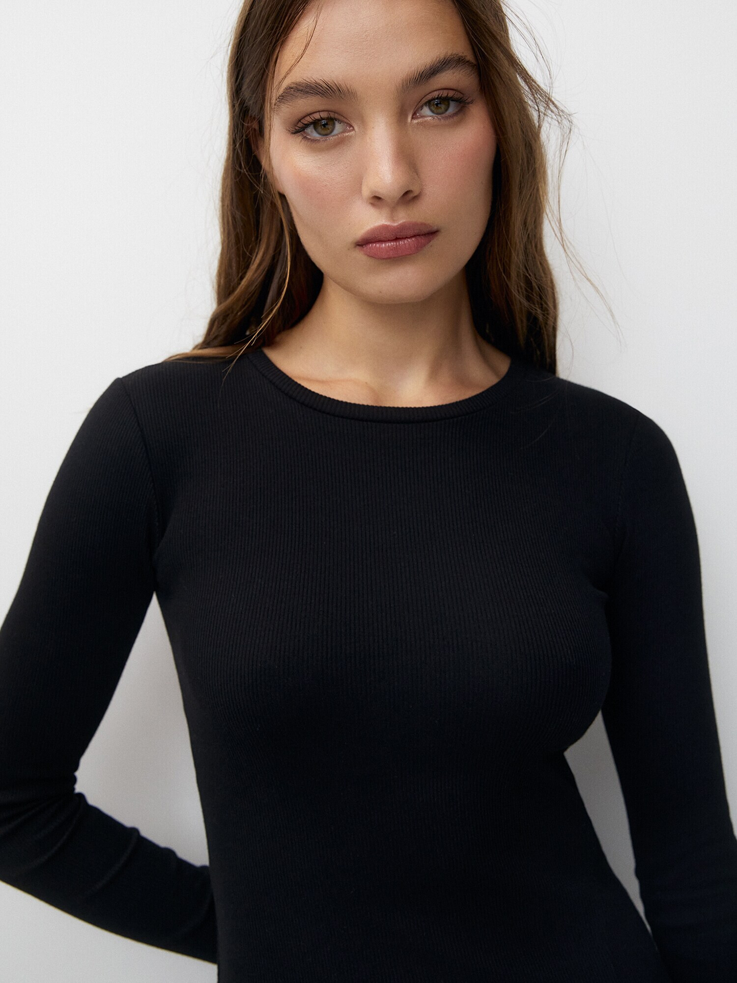 Pull&Bear Rochie negru - Pled.ro