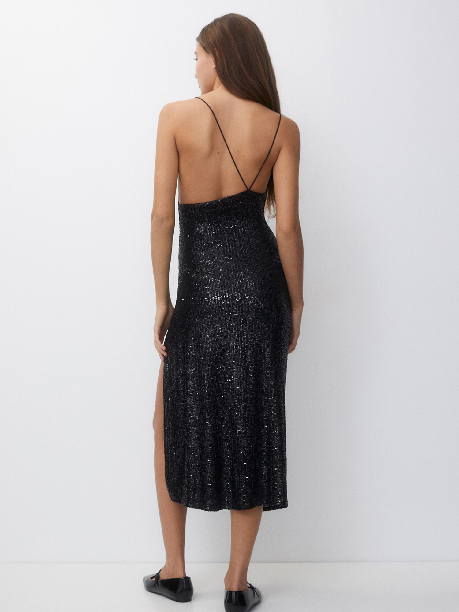 Pull&Bear Rochie negru - Pled.ro