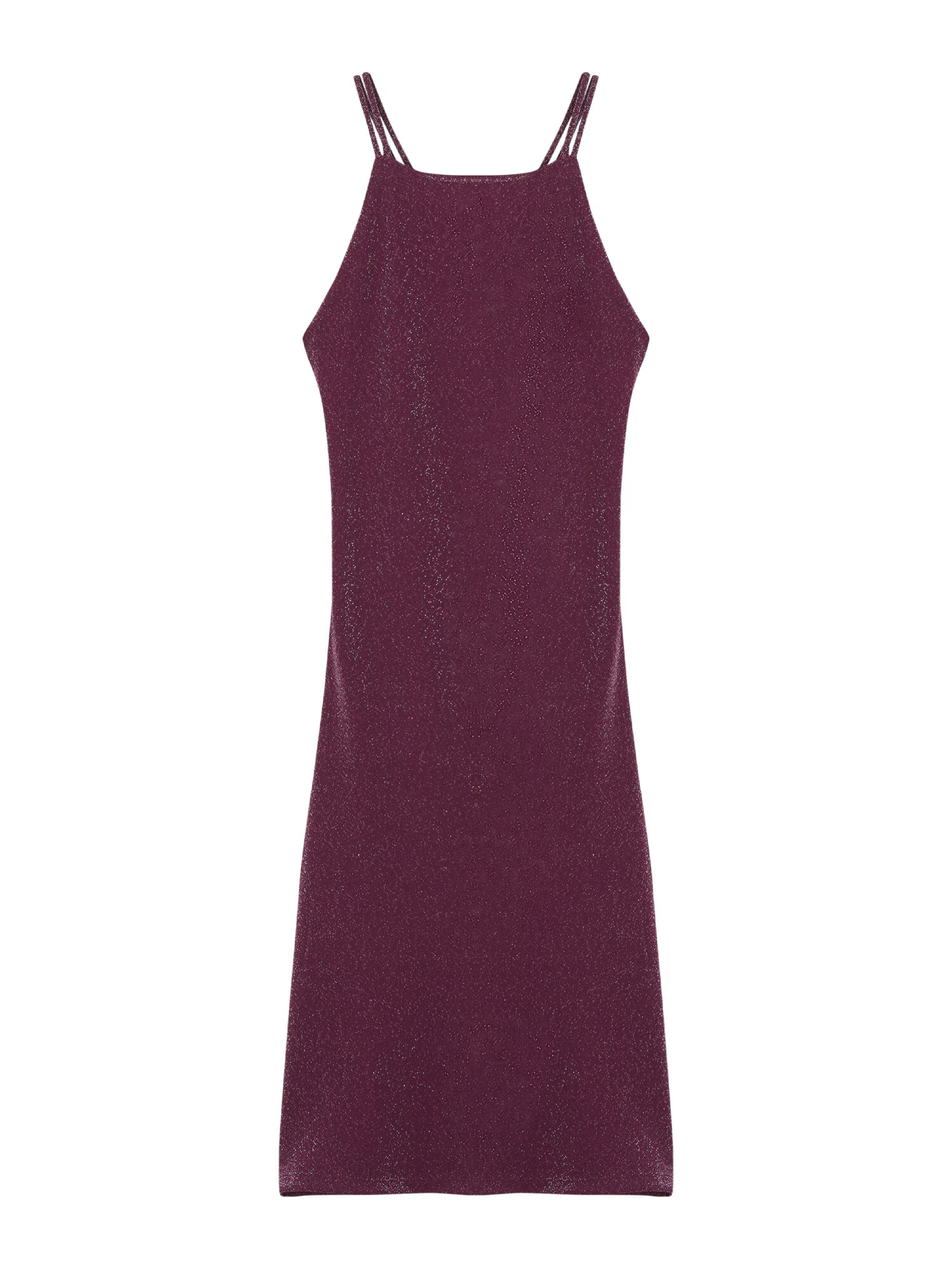 Pull&Bear Rochie roșu vin - Pled.ro