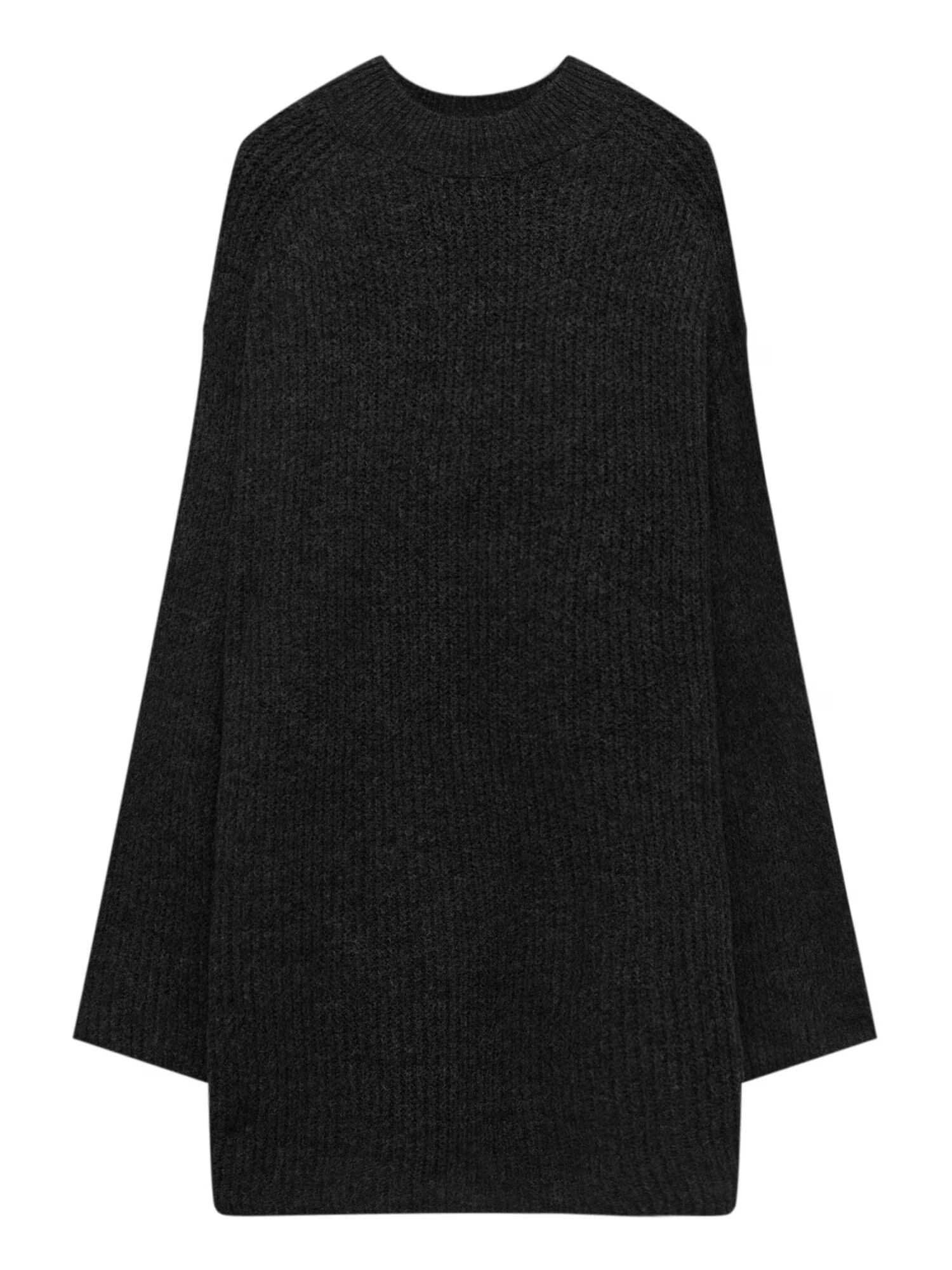 Pull&Bear Rochie tricotat gri metalic - Pled.ro