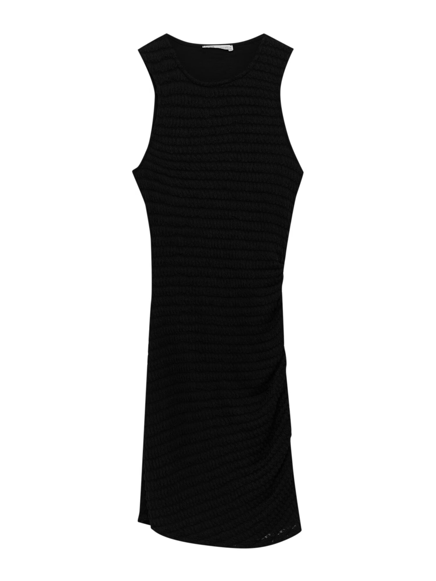 Pull&Bear Rochie tricotat negru - Pled.ro