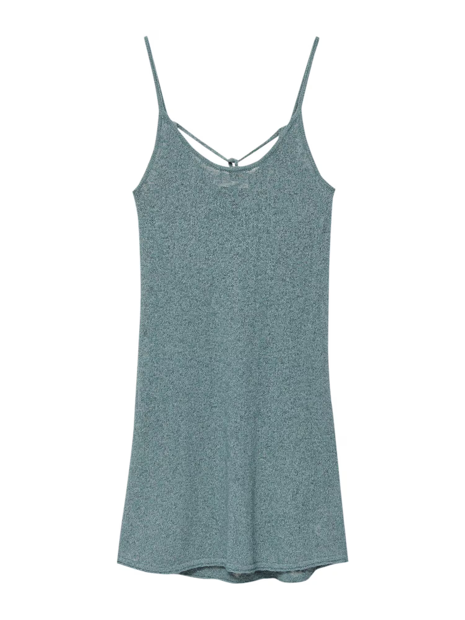 Pull&Bear Rochie tricotat verde jad - Pled.ro