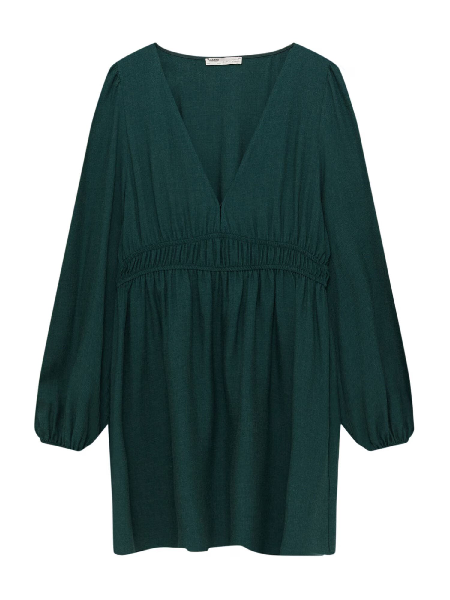 Pull&Bear Rochie verde smarald - Pled.ro