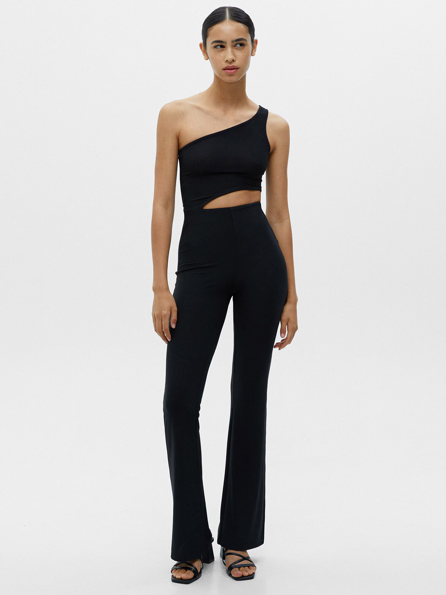 Pull&Bear Salopeta negru - Pled.ro