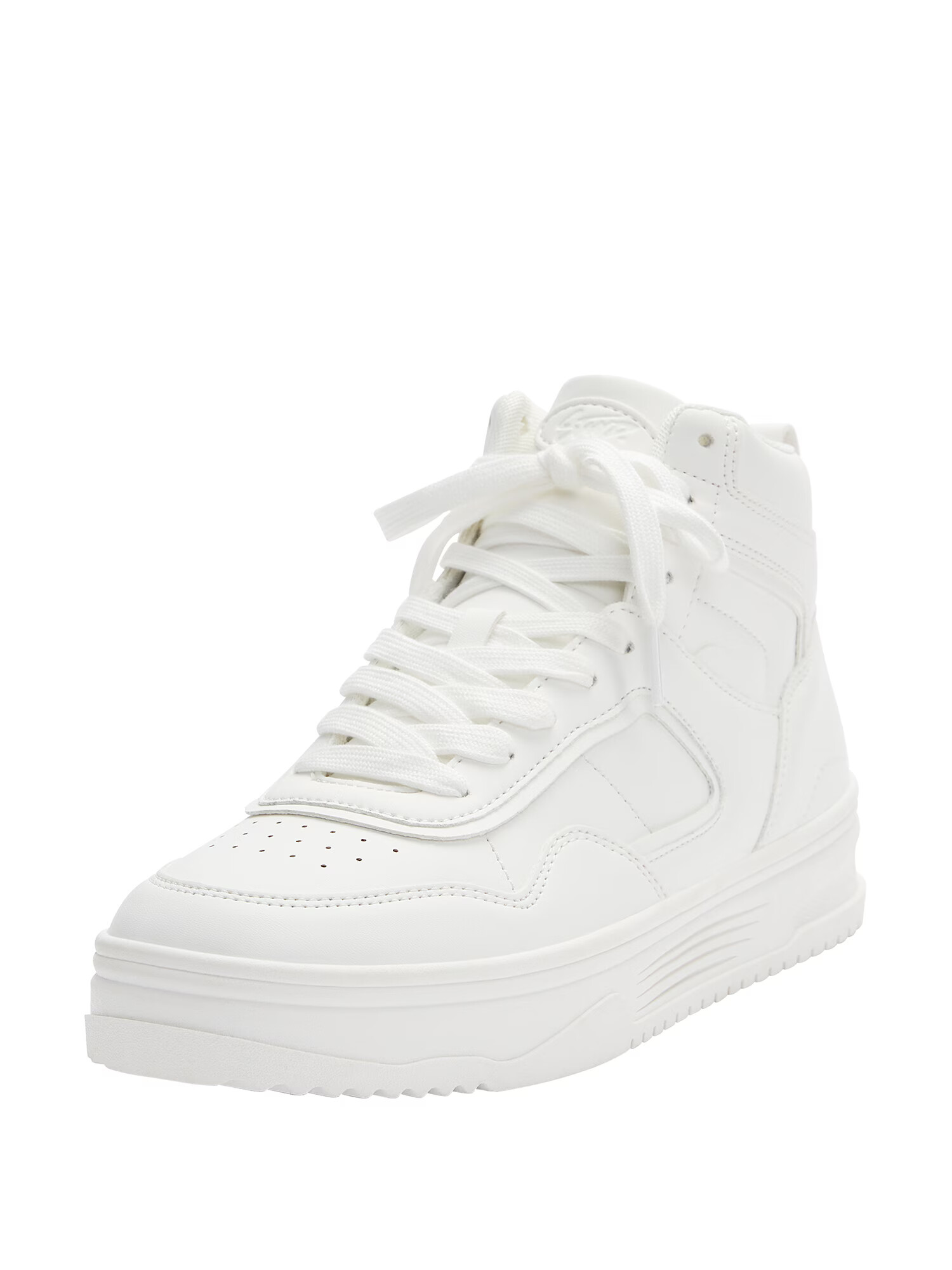 Pull&Bear Sneaker înalt alb - Pled.ro