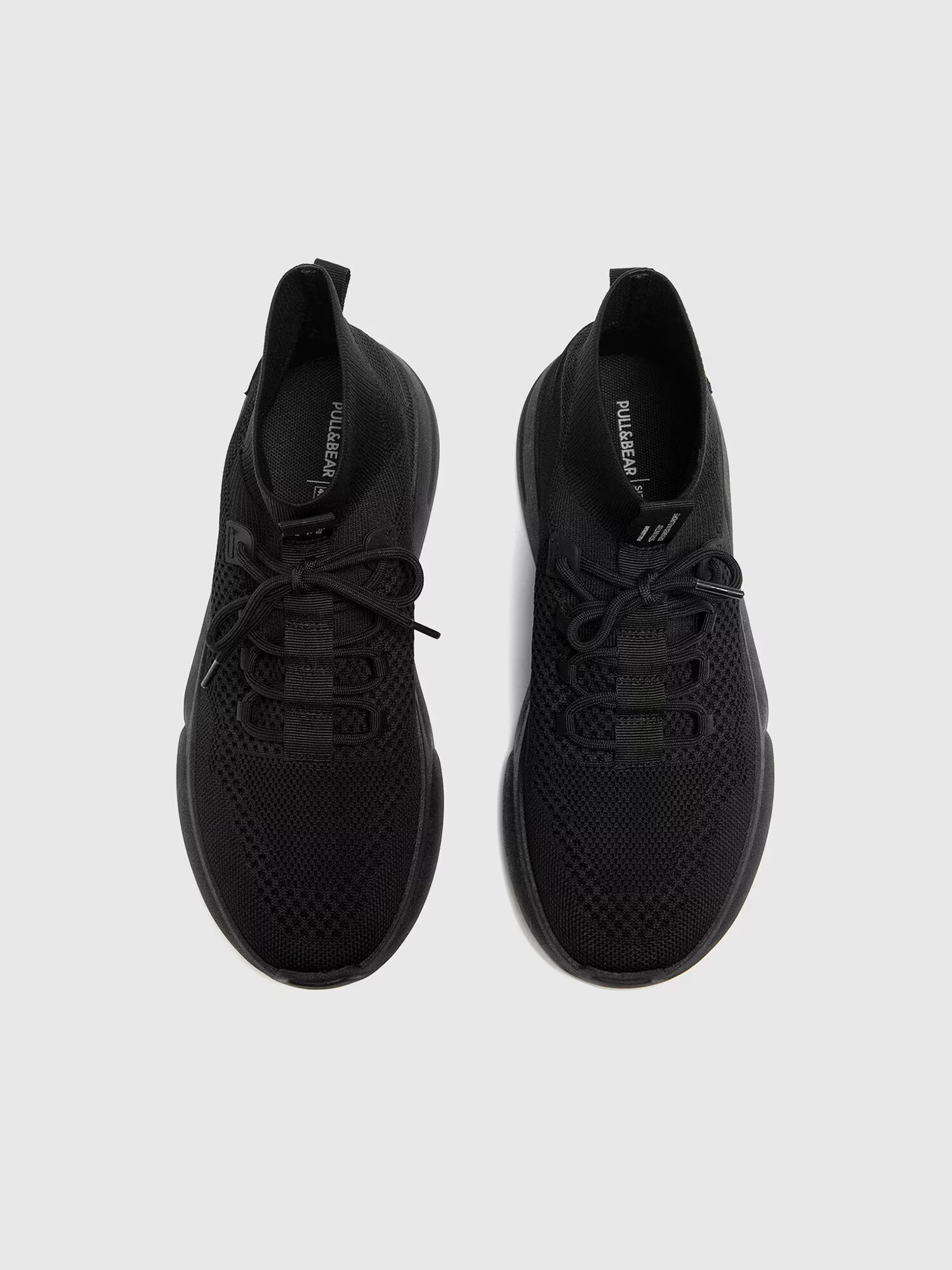 Pull&Bear Sneaker înalt negru - Pled.ro