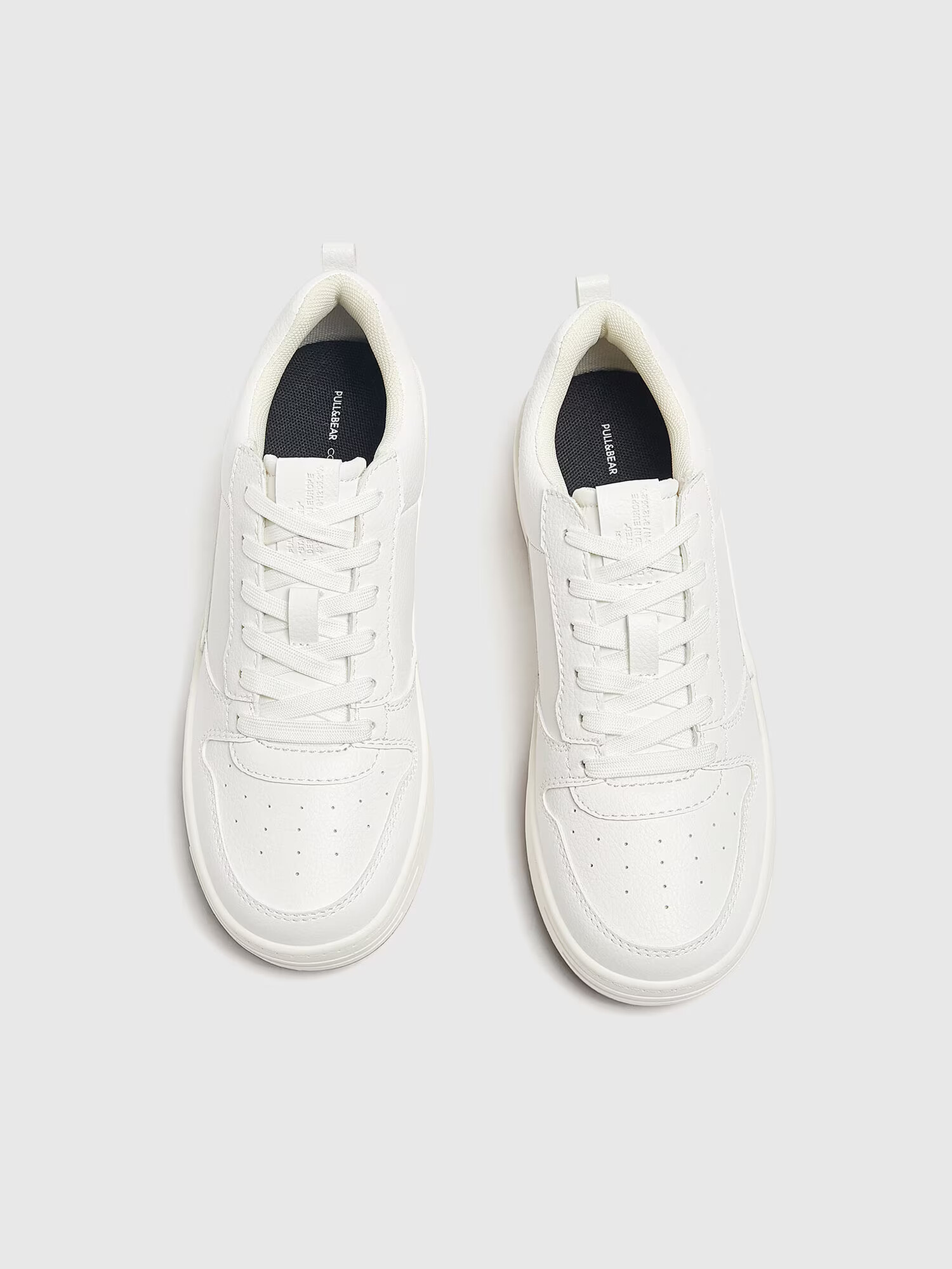 Pull&Bear Sneaker low alb - Pled.ro