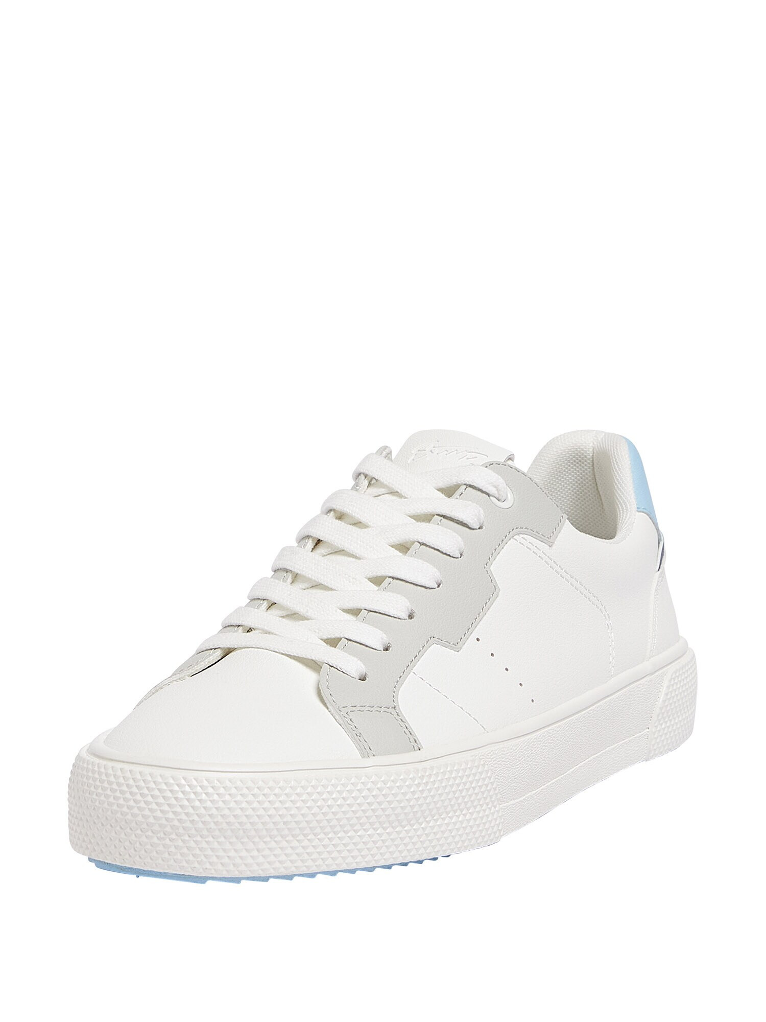 Pull&Bear Sneaker low albastru deschis / gri deschis / alb - Pled.ro