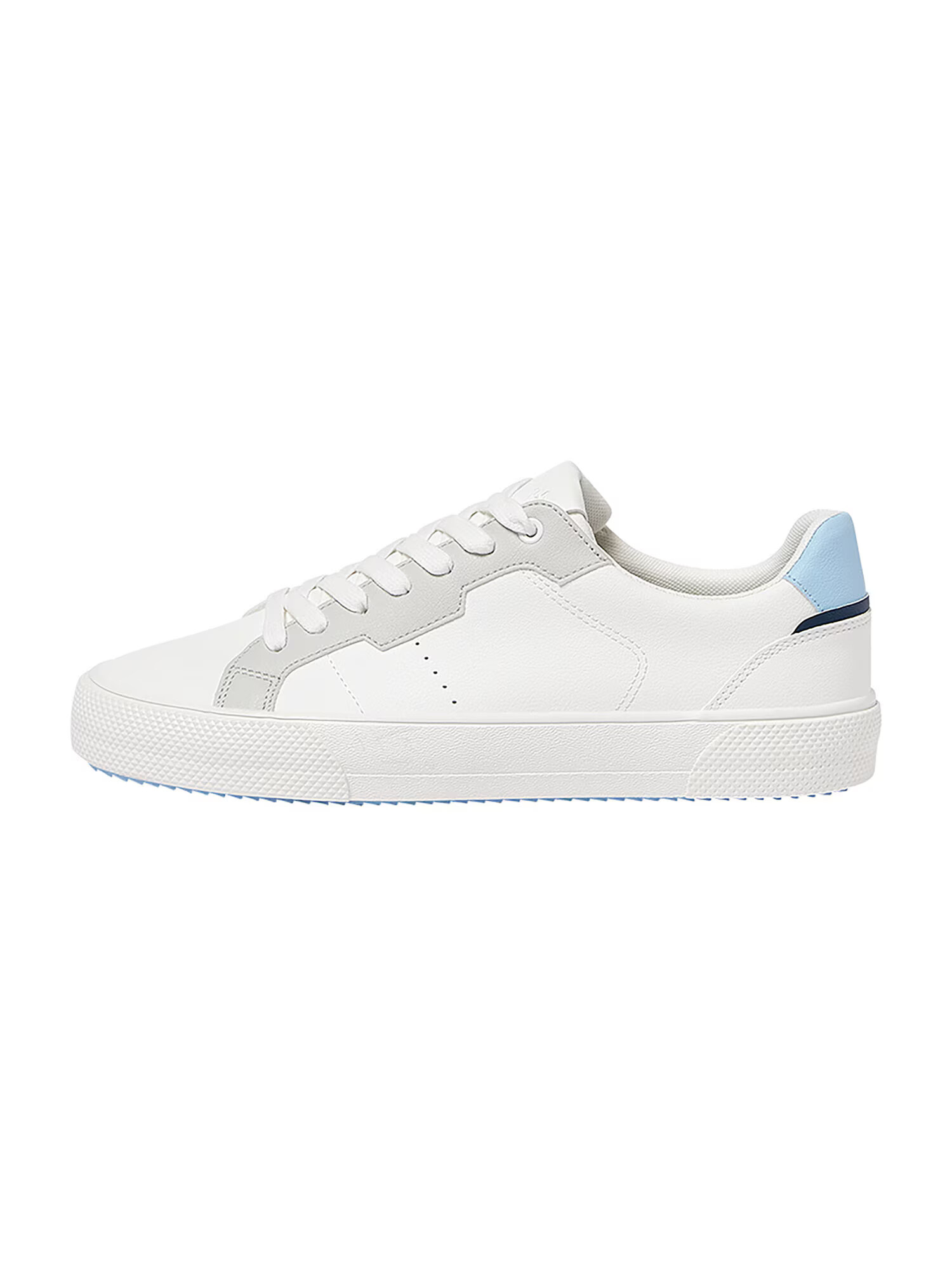 Pull&Bear Sneaker low albastru deschis / gri deschis / alb - Pled.ro