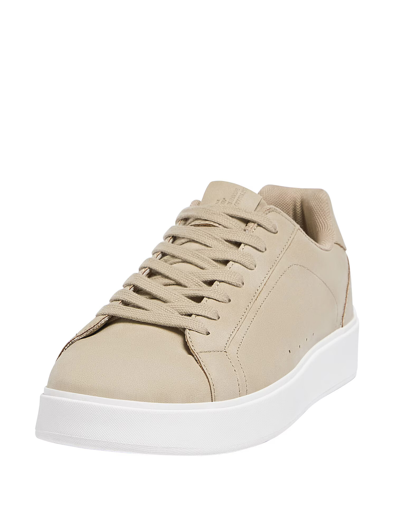 Pull&Bear Sneaker low bej / alb - Pled.ro