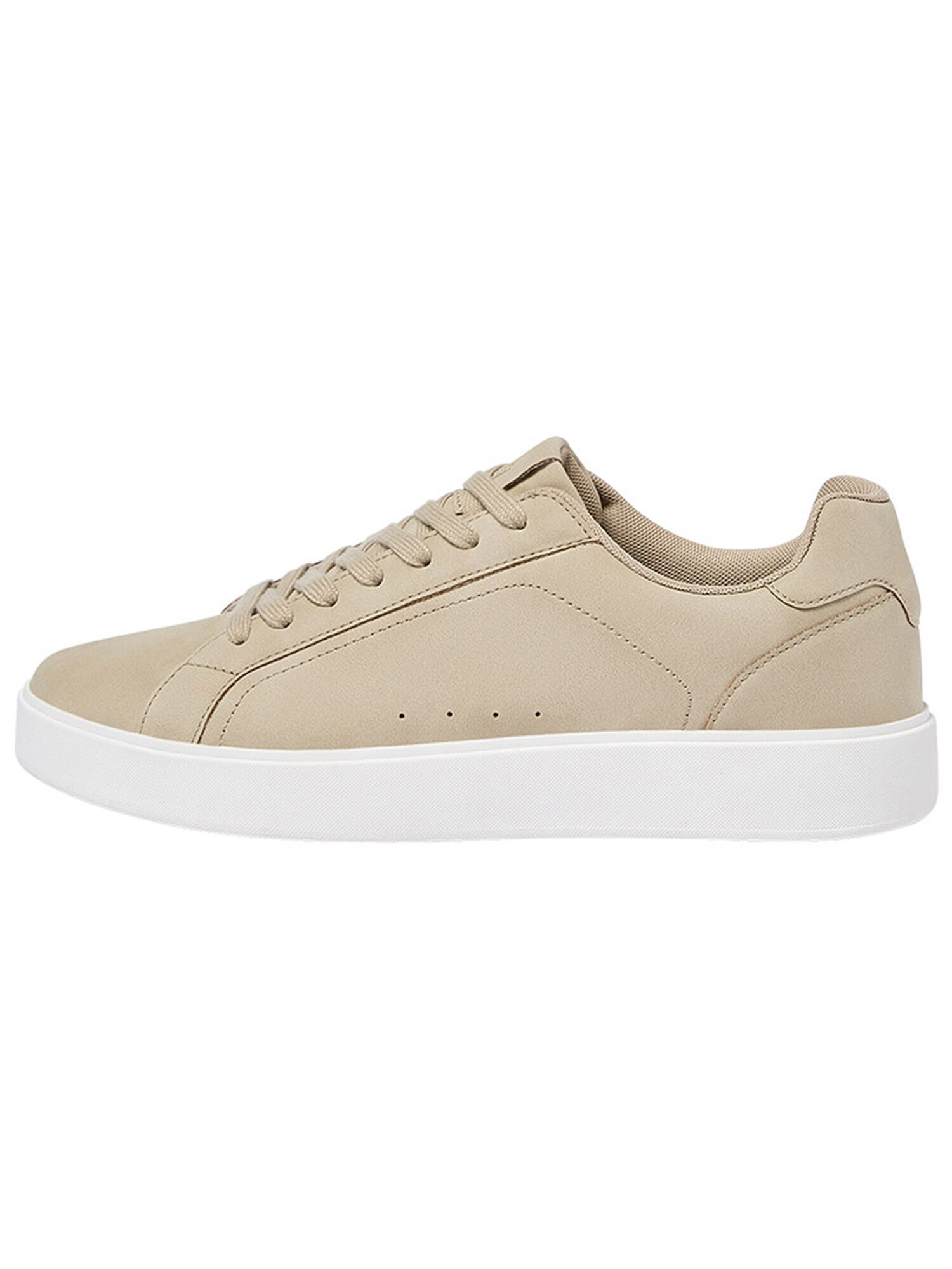 Pull&Bear Sneaker low bej / alb - Pled.ro