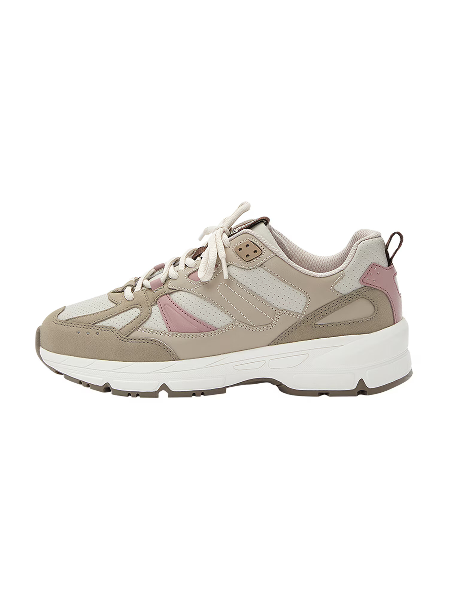 Pull&Bear Sneaker low bej / crem / roz deschis - Pled.ro