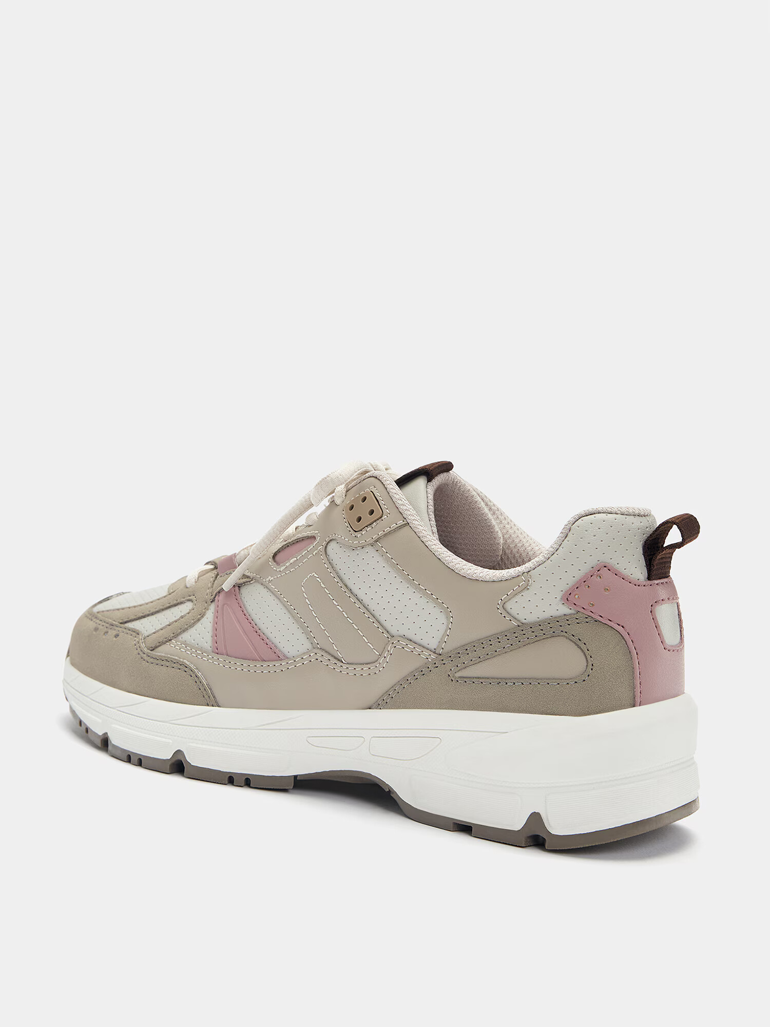 Pull&Bear Sneaker low bej / crem / roz deschis - Pled.ro