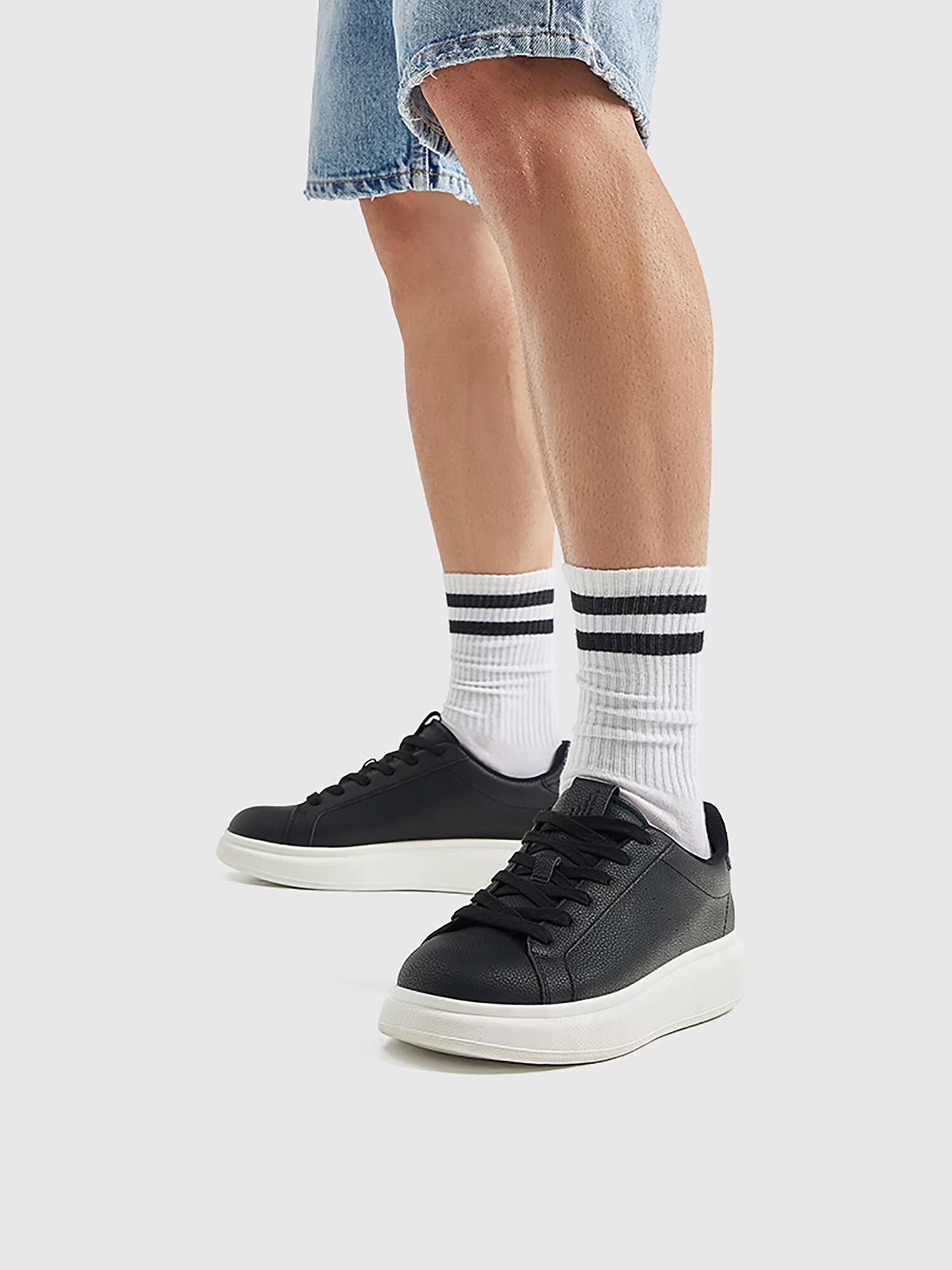 Pull&Bear Sneaker low negru - Pled.ro