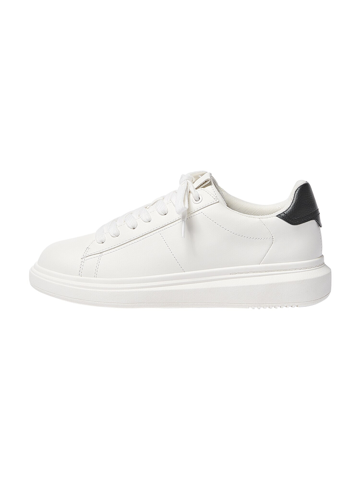 Pull&Bear Sneaker low negru / alb - Pled.ro