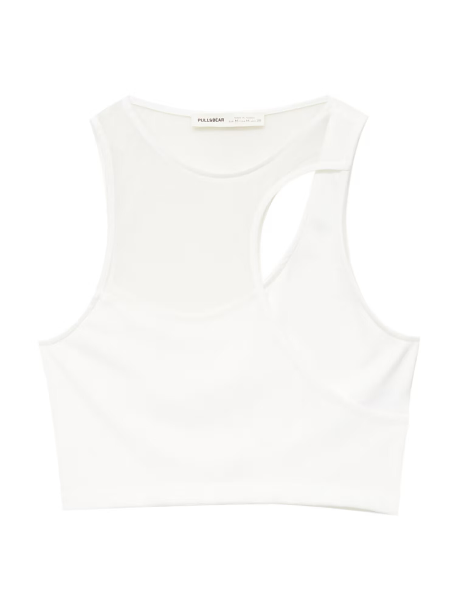 Pull&Bear Top alb - Pled.ro