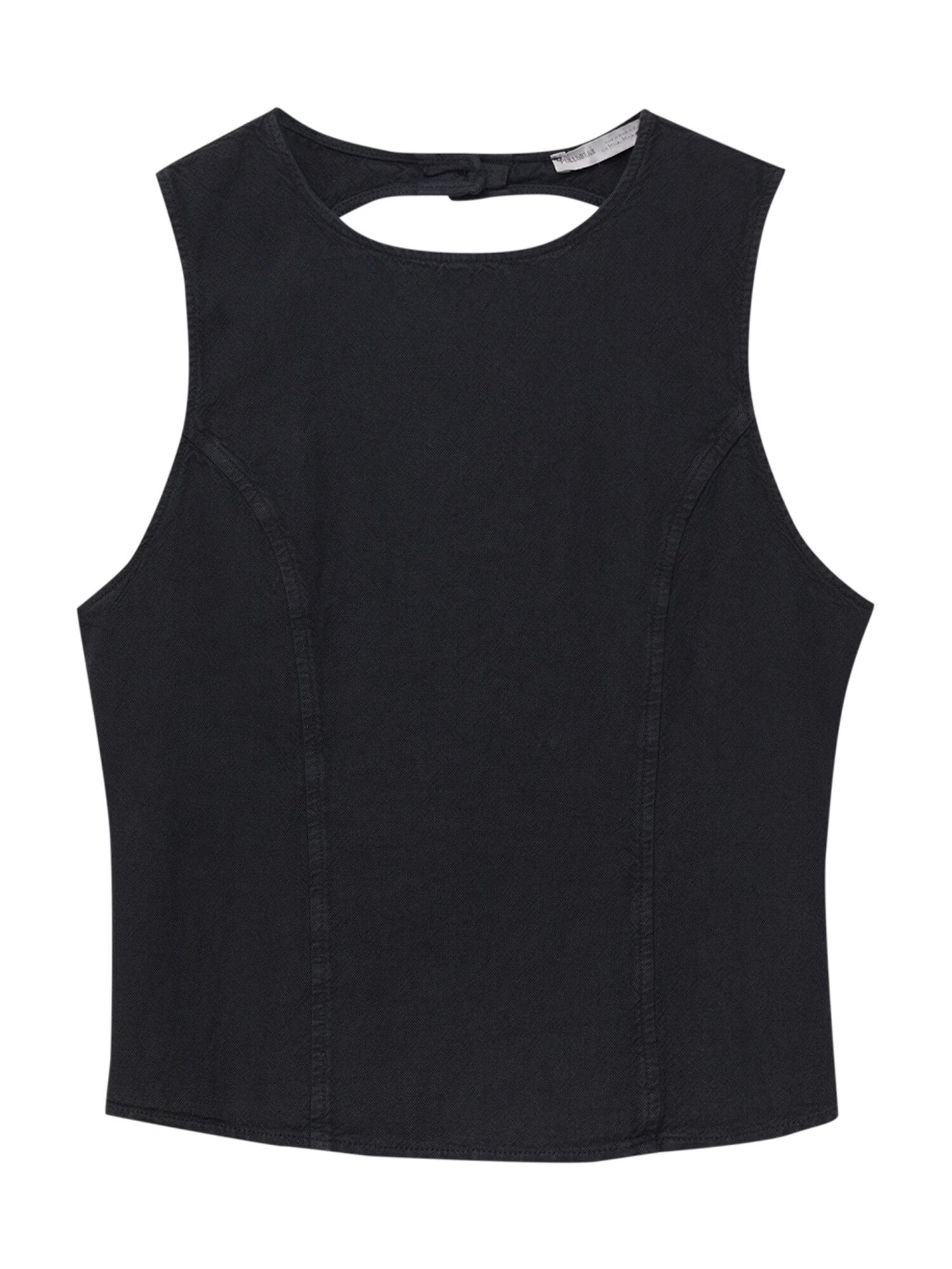 Pull&Bear Top gri metalic - Pled.ro