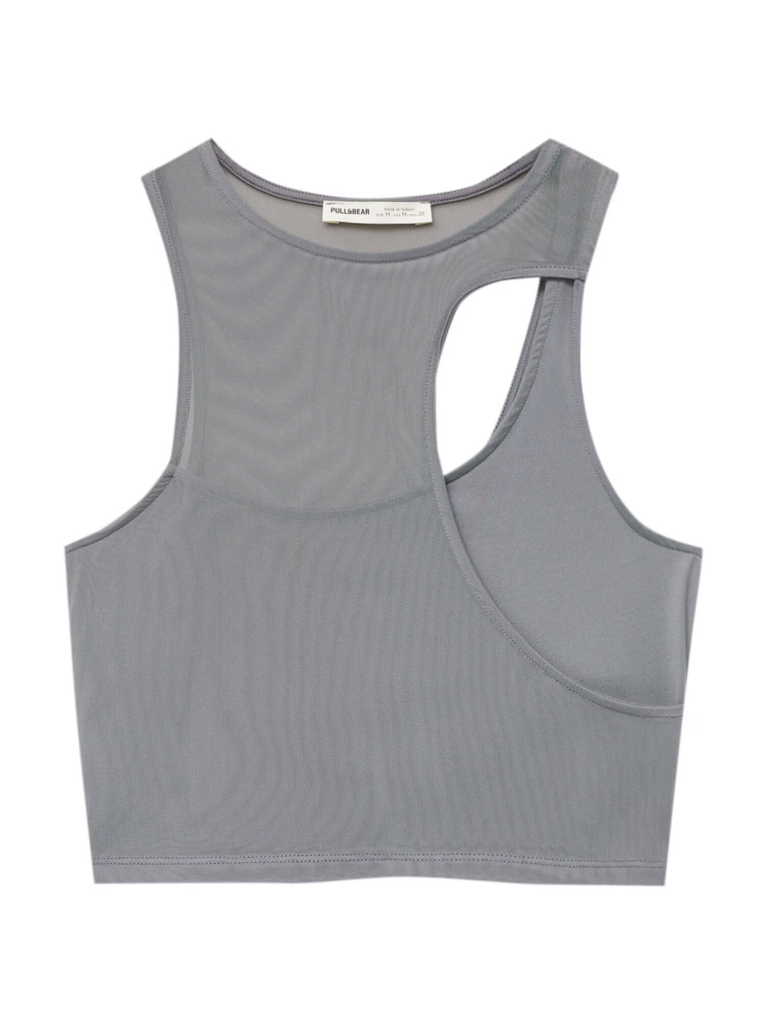 Pull&Bear Top gri piatră - Pled.ro