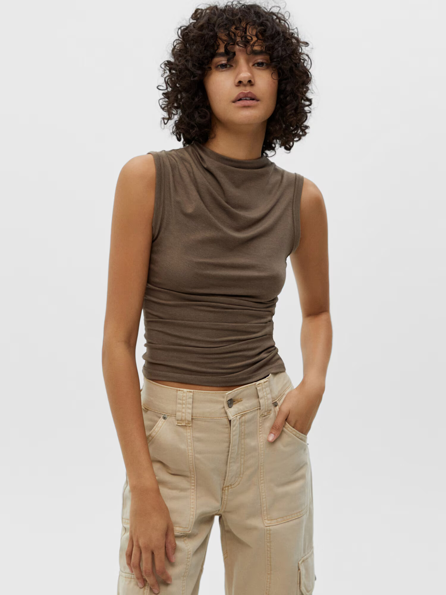 Pull&Bear Top maro - Pled.ro