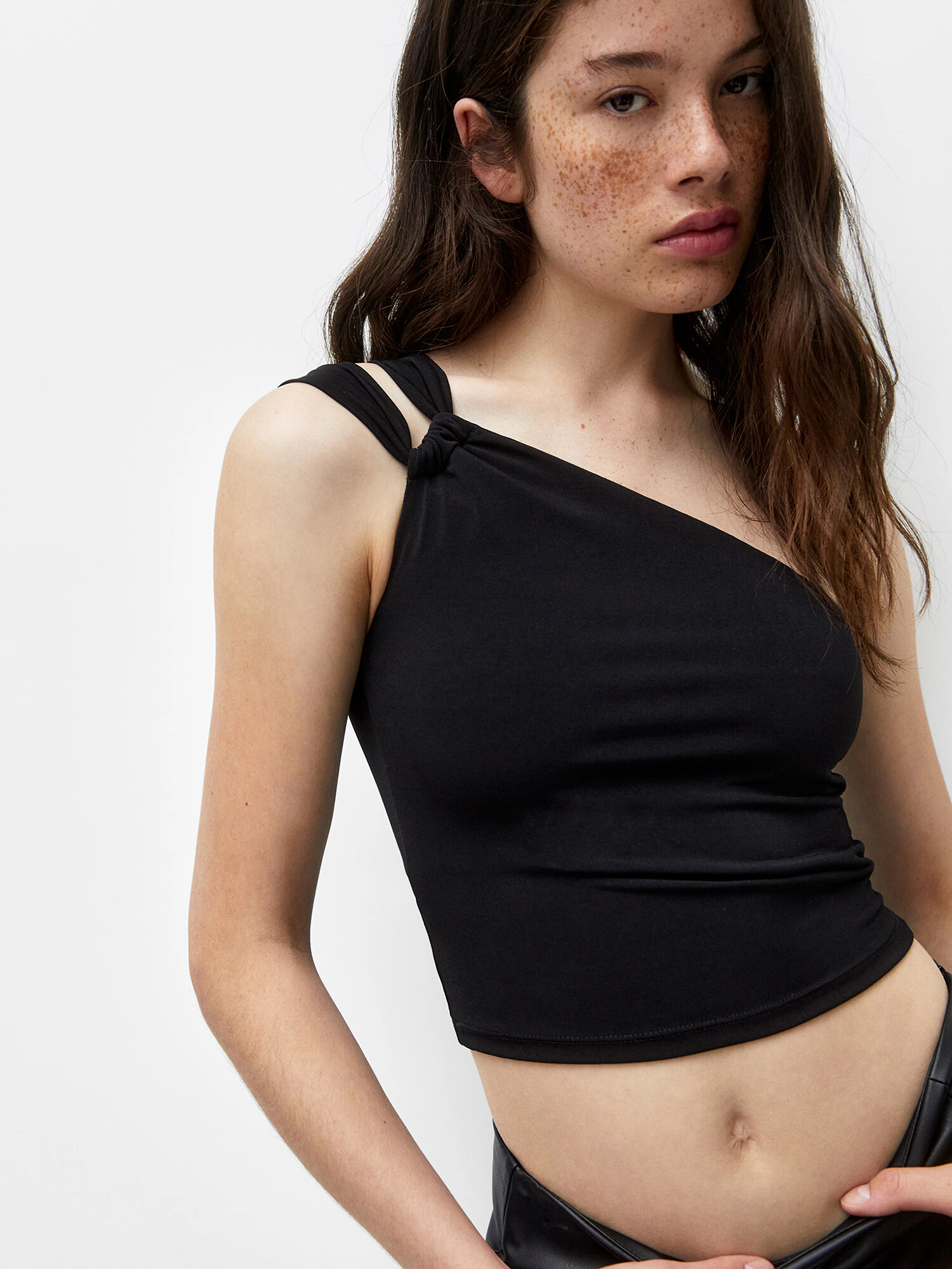 Pull&Bear Top negru - Pled.ro