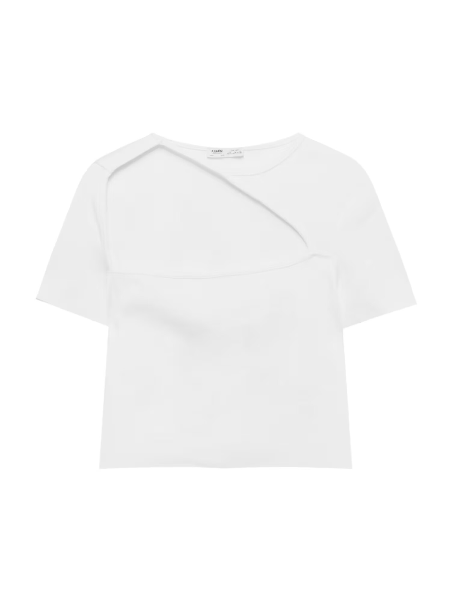 Pull&Bear Tricou alb - Pled.ro