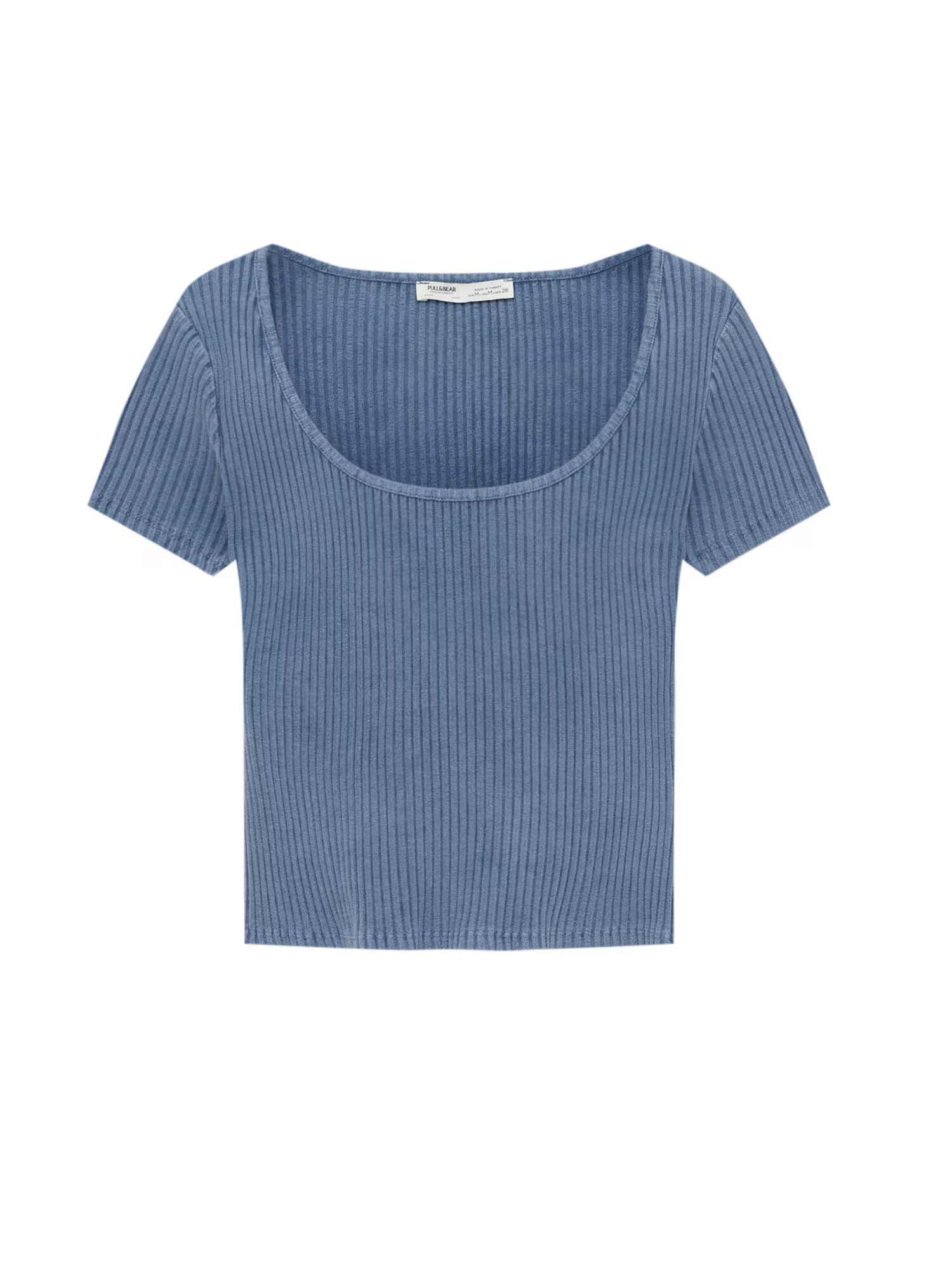 Pull&Bear Tricou albastru porumbel - Pled.ro