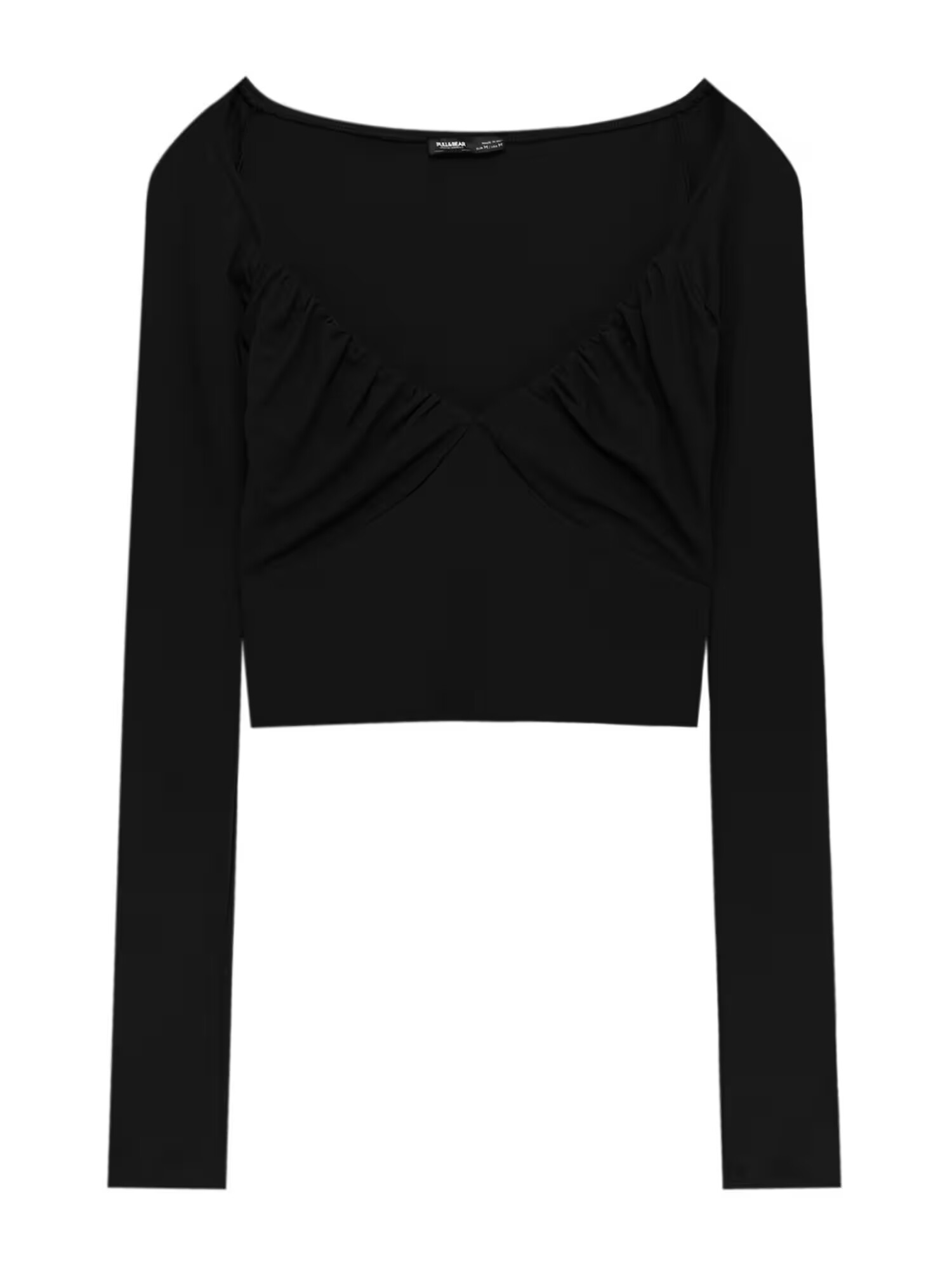 Pull&Bear Tricou negru - Pled.ro