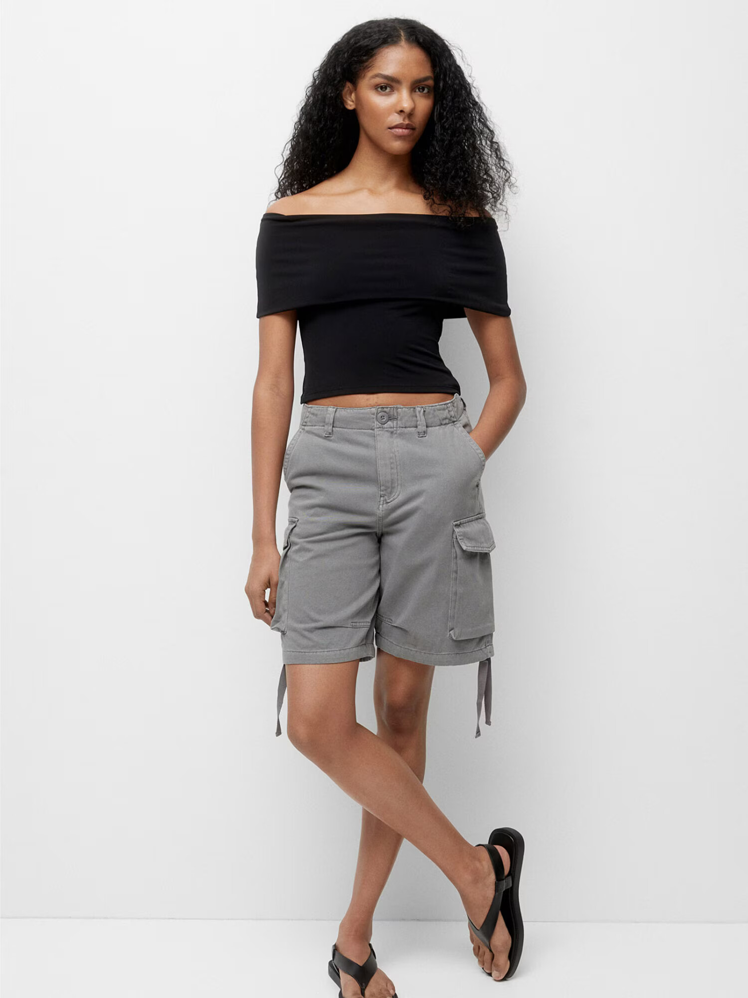 Pull&Bear Tricou negru - Pled.ro