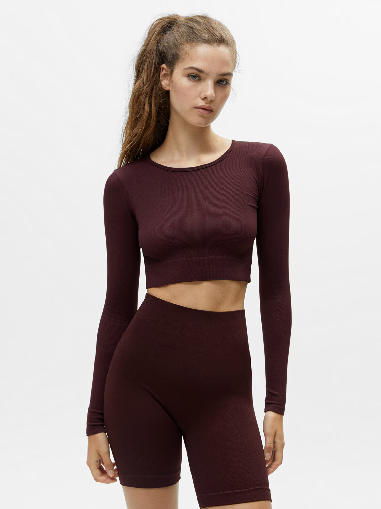 Pull&Bear Tricou roșu-violet - Pled.ro