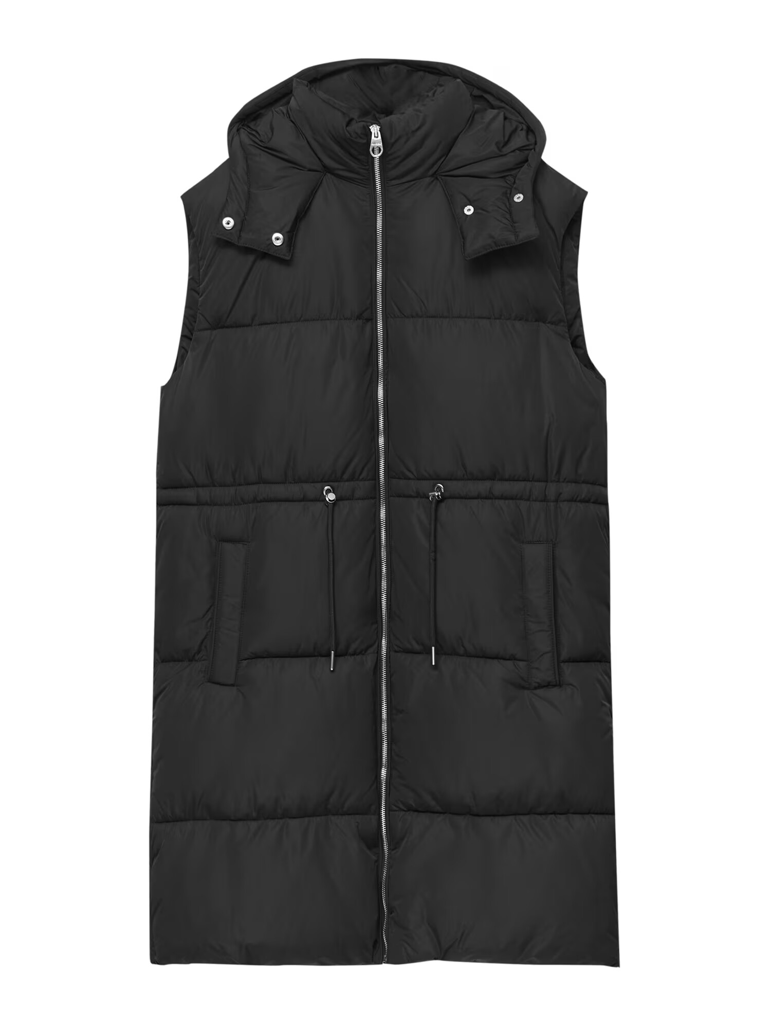 Pull&Bear Vestă negru - Pled.ro