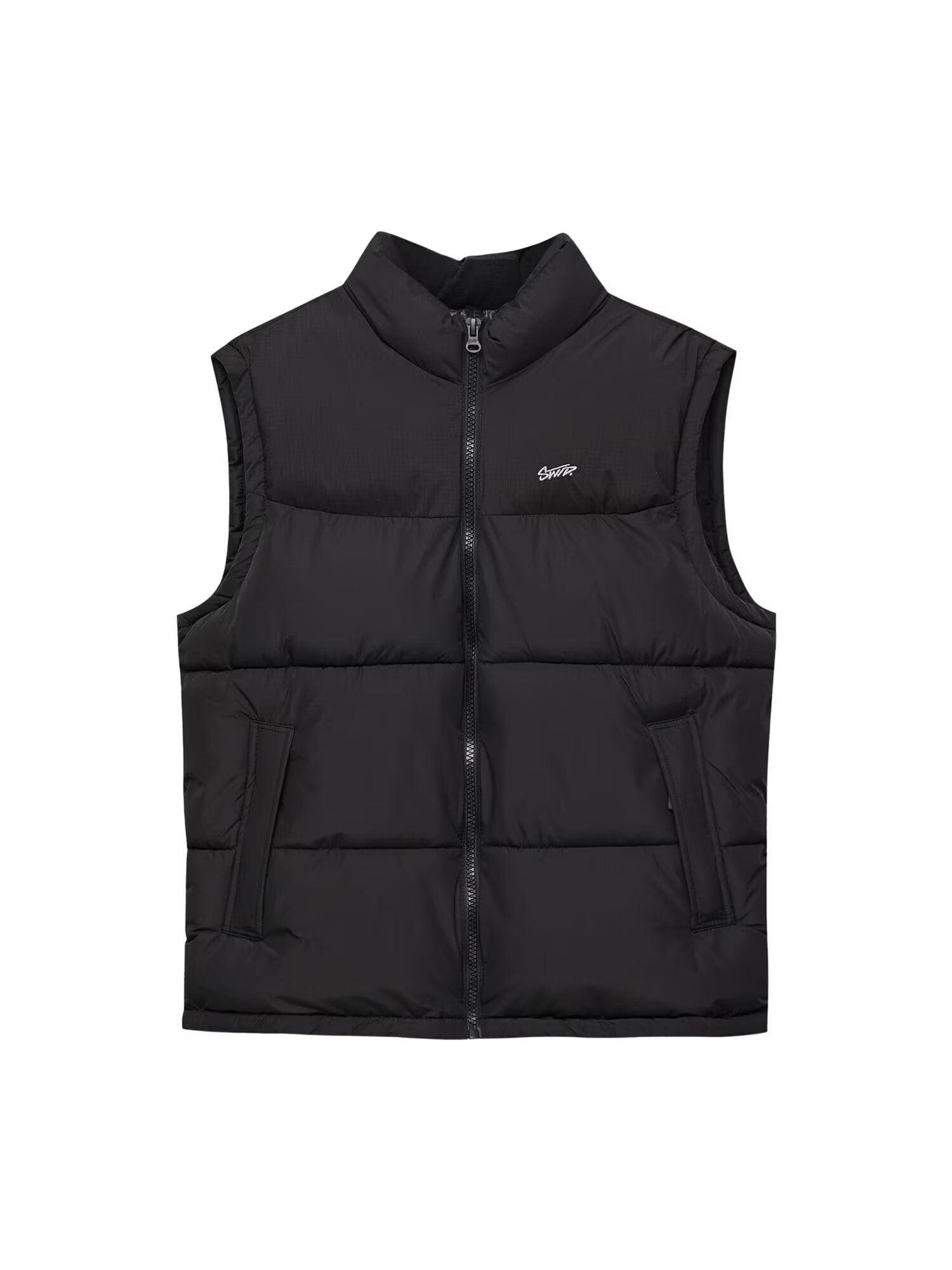 Pull&Bear Vestă negru - Pled.ro