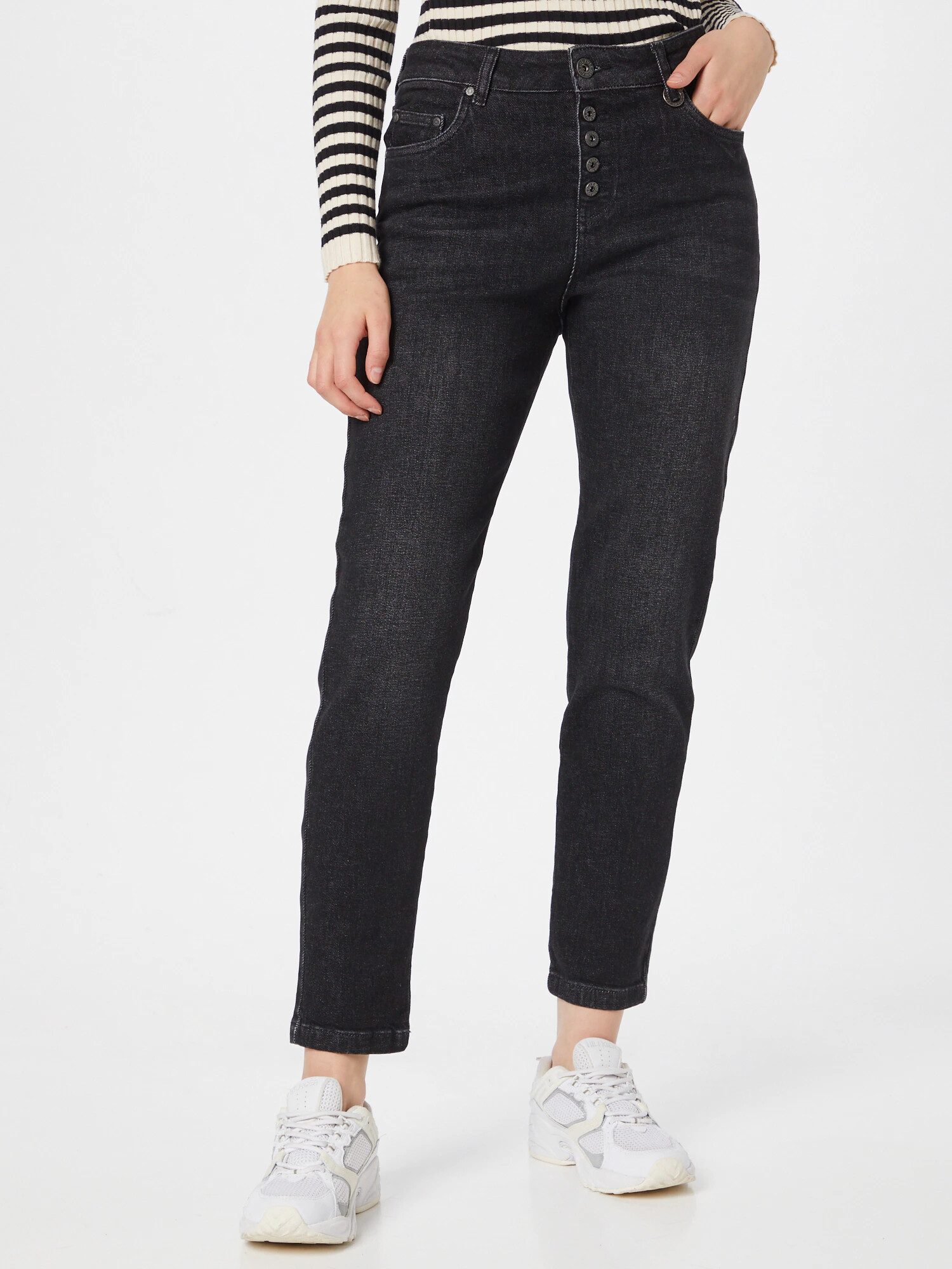 PULZ Jeans Jeans negru denim - Pled.ro