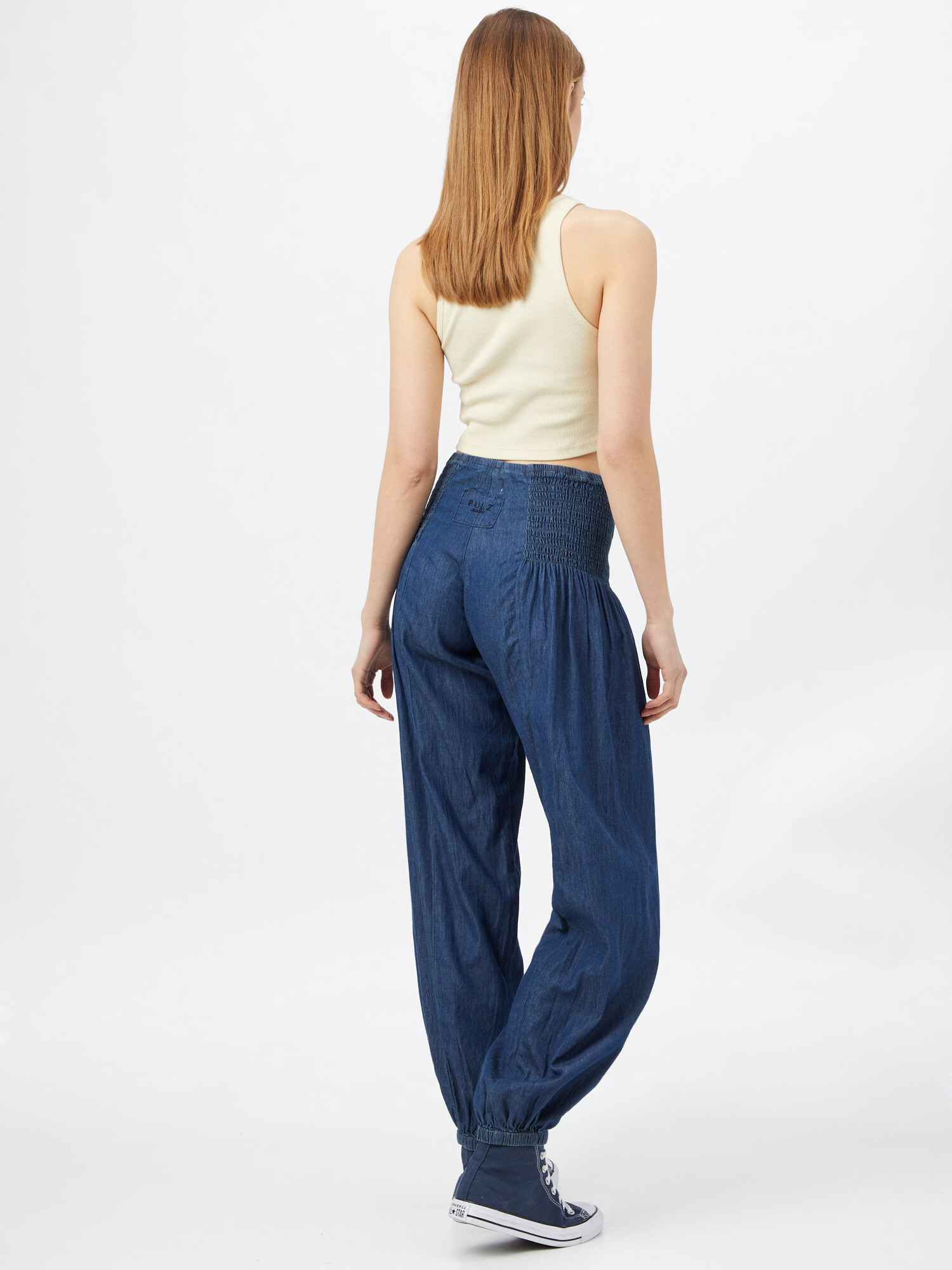 PULZ Jeans Pantaloni largi 'Jill' albastru denim - Pled.ro