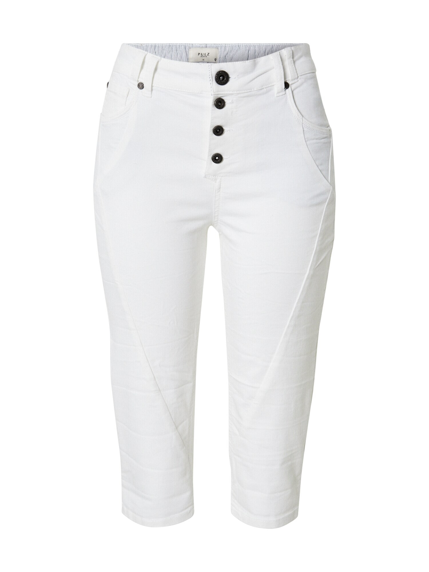 PULZ Jeans Pantaloni 'ROSITA' alb - Pled.ro