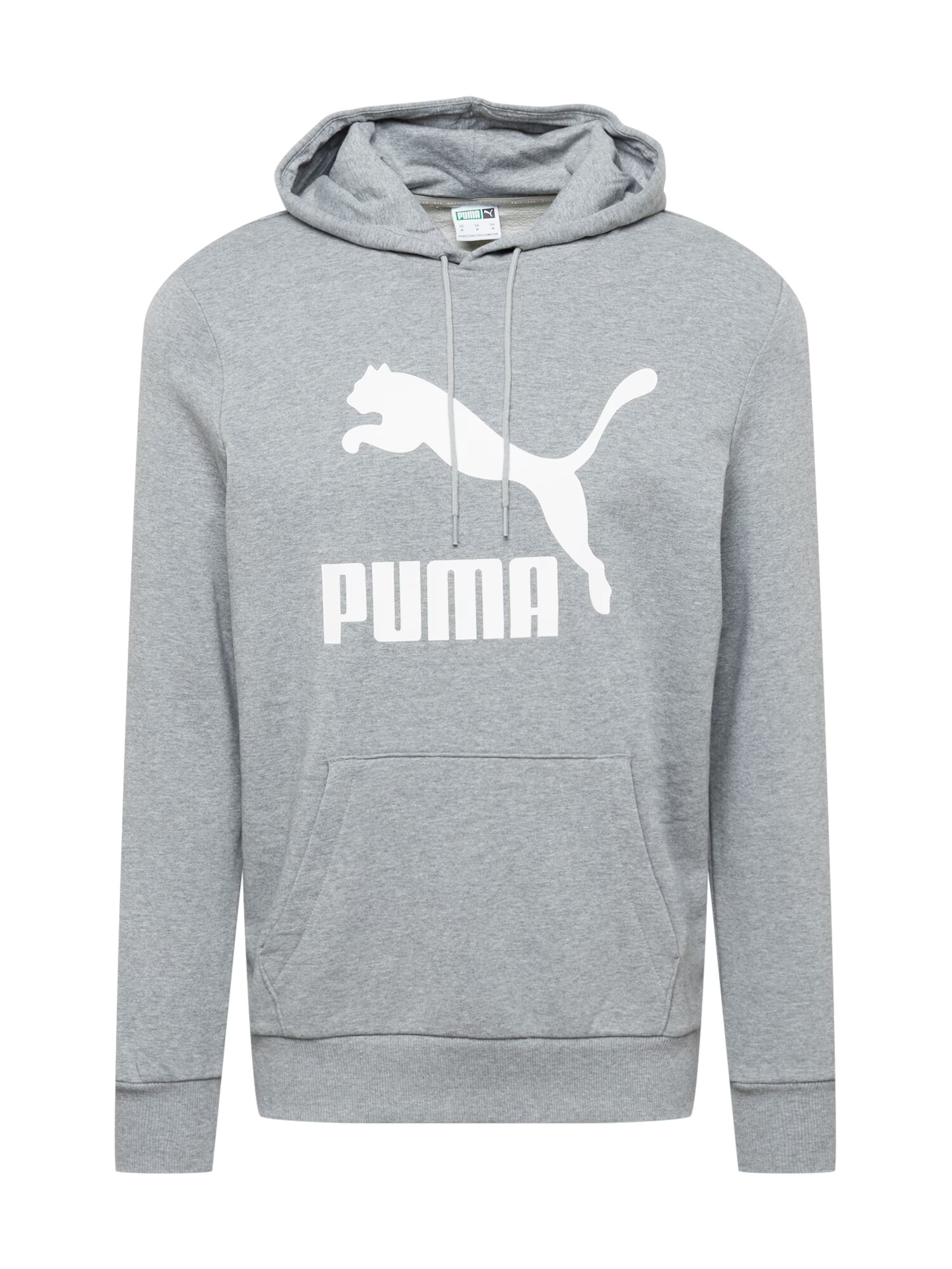 PUMA Bluză de molton gri amestecat / alb - Pled.ro