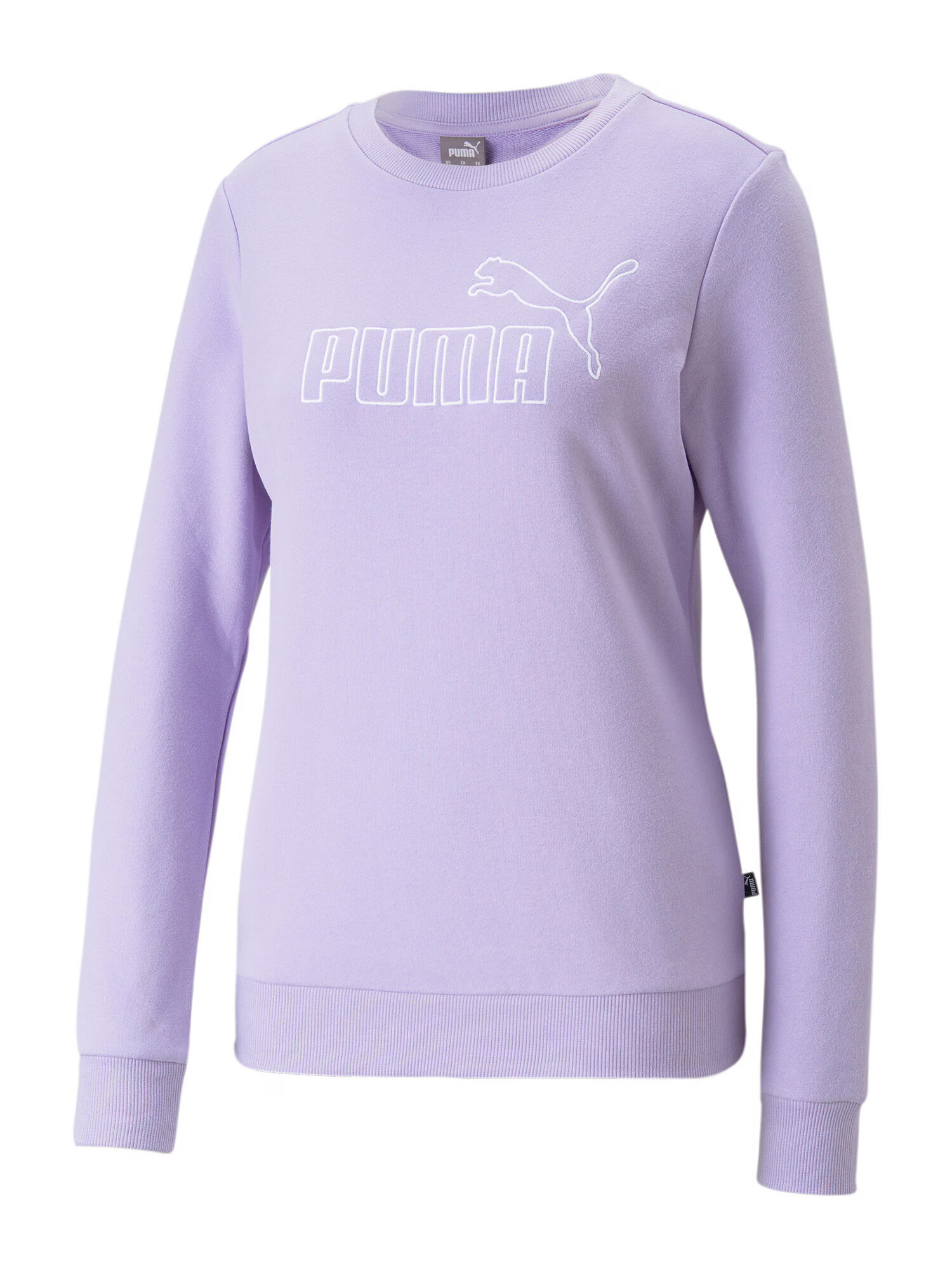 PUMA Hanorac sport mov liliachiu / alb - Pled.ro