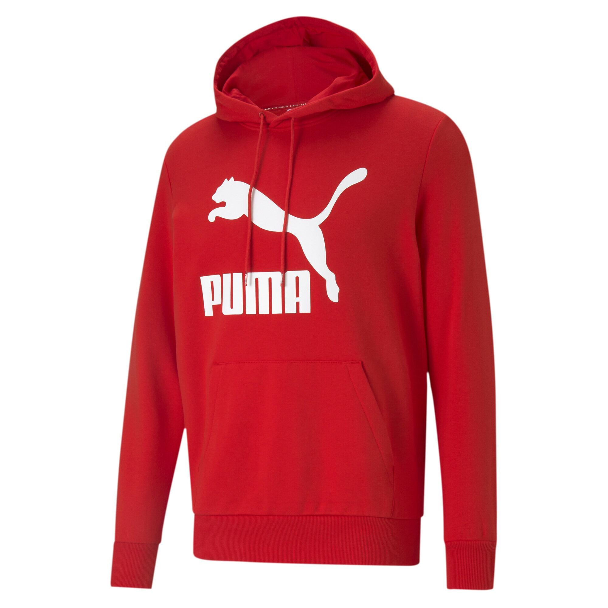 PUMA Bluză de molton roșu / alb - Pled.ro