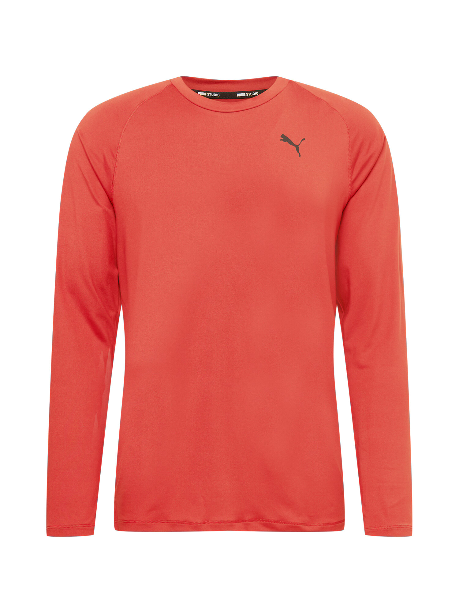 PUMA Bluză de molton 'STUDIO LONG SLEEVE M' roșu - Pled.ro